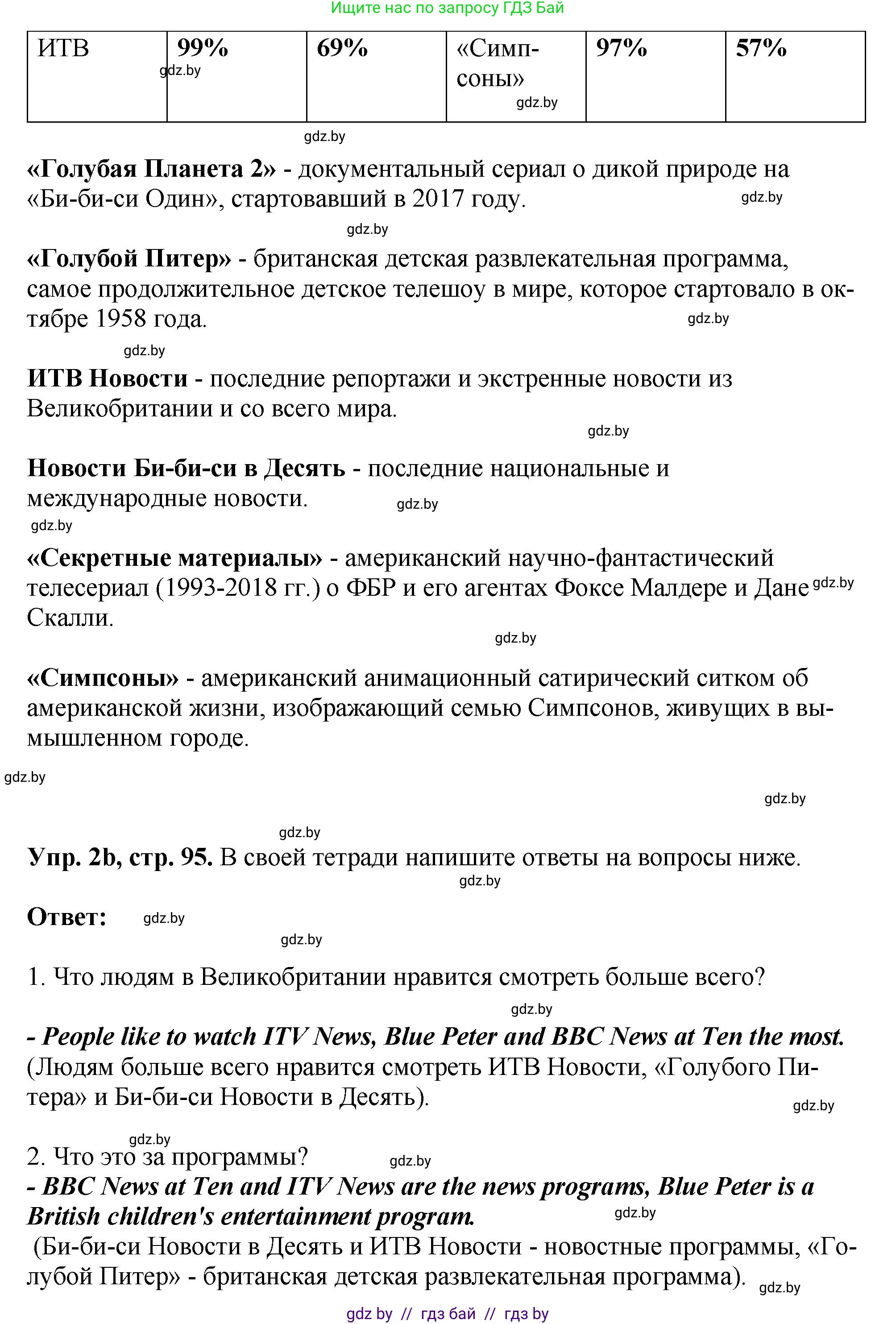 Английский язык (english), 10 класс рабочая тетрадь (activity book), авторы: Демченко Наталья Валентиновна, Бушуева Эдите Владиславовна, Юхнель Наталья Валентиновна, Севрюкова Татьяна Юрьевна, Лапицкая Людмила Михайловна (Lapitskaya Ludmila), издательство Аверсэв, Минск, 2022, голубого цвета, Часть ( Part) 2, страница 95, номер 2, Решение (продолжение 2)