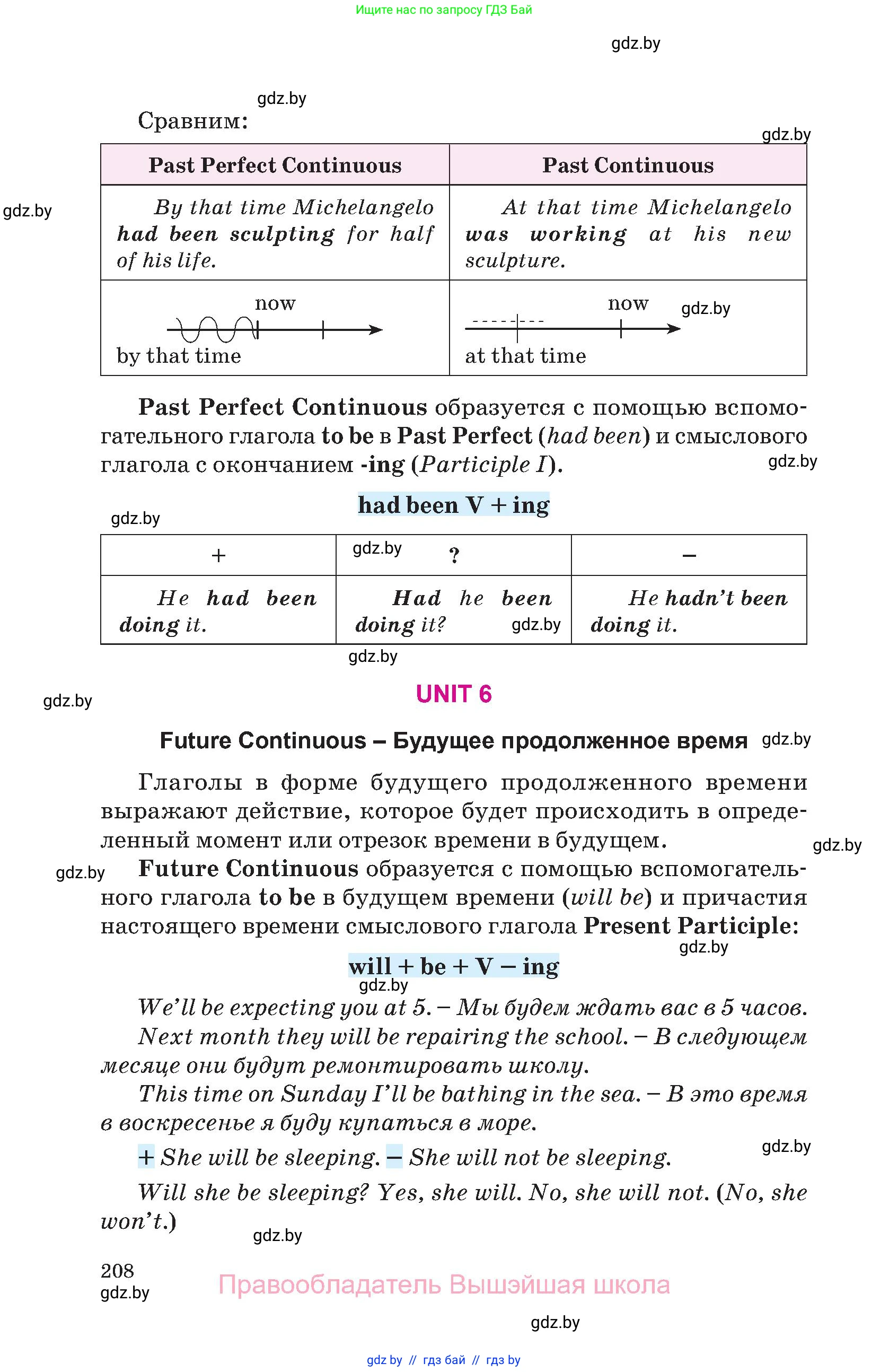 Английский язык (english), 10 класс Учебник (Student's book), авторы: Демченко Наталья Валентиновна, Юхнель Наталья Валентиновна, Севрюкова Татьяна Юрьевна, Бушуева Эдите Владиславовна, Лапицкая Людмила Михайловна (Lapitskaya Ludmila), издательство Вышэйшая школа, Минск, 2021, голубого цвета, страница 208