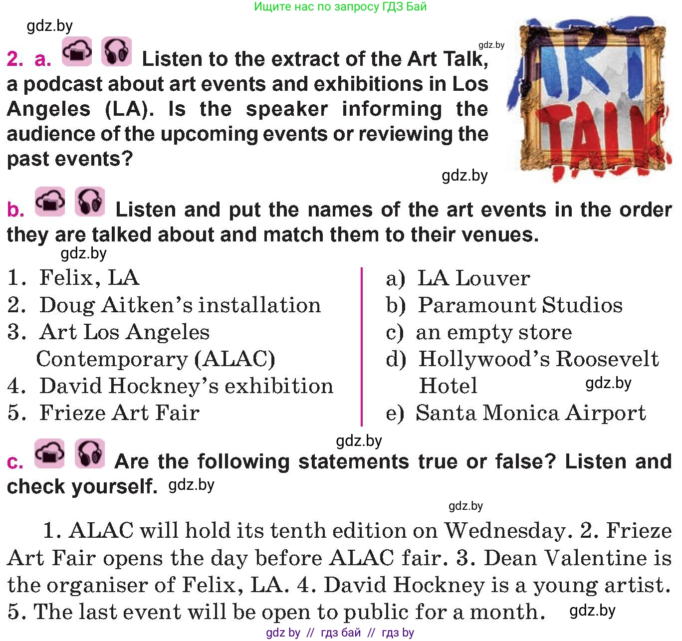 Английский язык (english), 10 класс Учебник (Student's book), авторы: Демченко Наталья Валентиновна, Юхнель Наталья Валентиновна, Севрюкова Татьяна Юрьевна, Бушуева Эдите Владиславовна, Лапицкая Людмила Михайловна (Lapitskaya Ludmila), издательство Вышэйшая школа, Минск, 2021, голубого цвета, Часть ( Part) 2, страница 30, номер 2, Условие