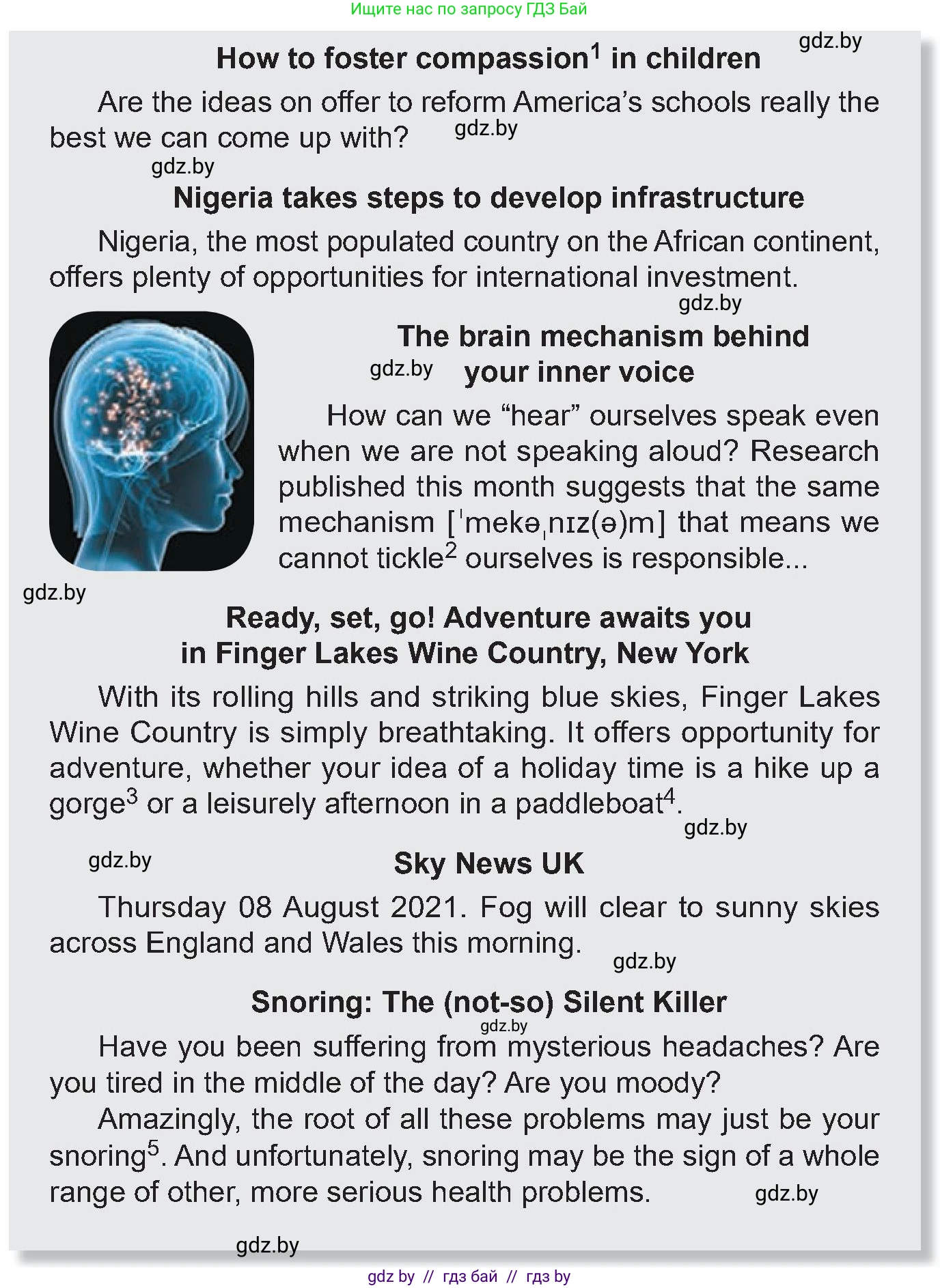 Английский язык (english), 10 класс Учебник (Student's book), авторы: Демченко Наталья Валентиновна, Юхнель Наталья Валентиновна, Севрюкова Татьяна Юрьевна, Бушуева Эдите Владиславовна, Лапицкая Людмила Михайловна (Lapitskaya Ludmila), издательство Вышэйшая школа, Минск, 2021, голубого цвета, Часть ( Part) 2, страница 131, номер 3, Условие (продолжение 2)