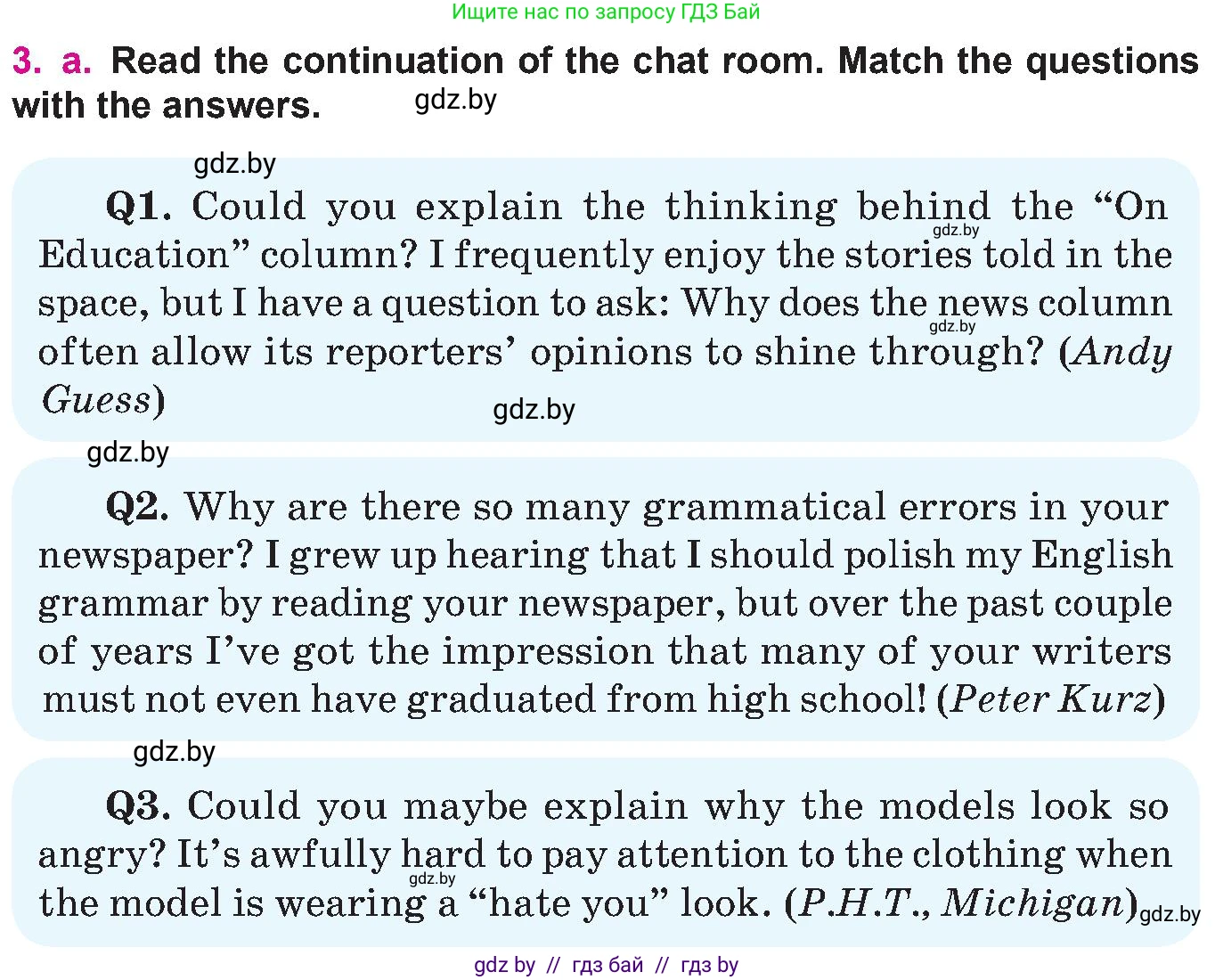 Английский язык (english), 10 класс Учебник (Student's book), авторы: Демченко Наталья Валентиновна, Юхнель Наталья Валентиновна, Севрюкова Татьяна Юрьевна, Бушуева Эдите Владиславовна, Лапицкая Людмила Михайловна (Lapitskaya Ludmila), издательство Вышэйшая школа, Минск, 2021, голубого цвета, Часть ( Part) 2, страница 140, номер 3, Условие