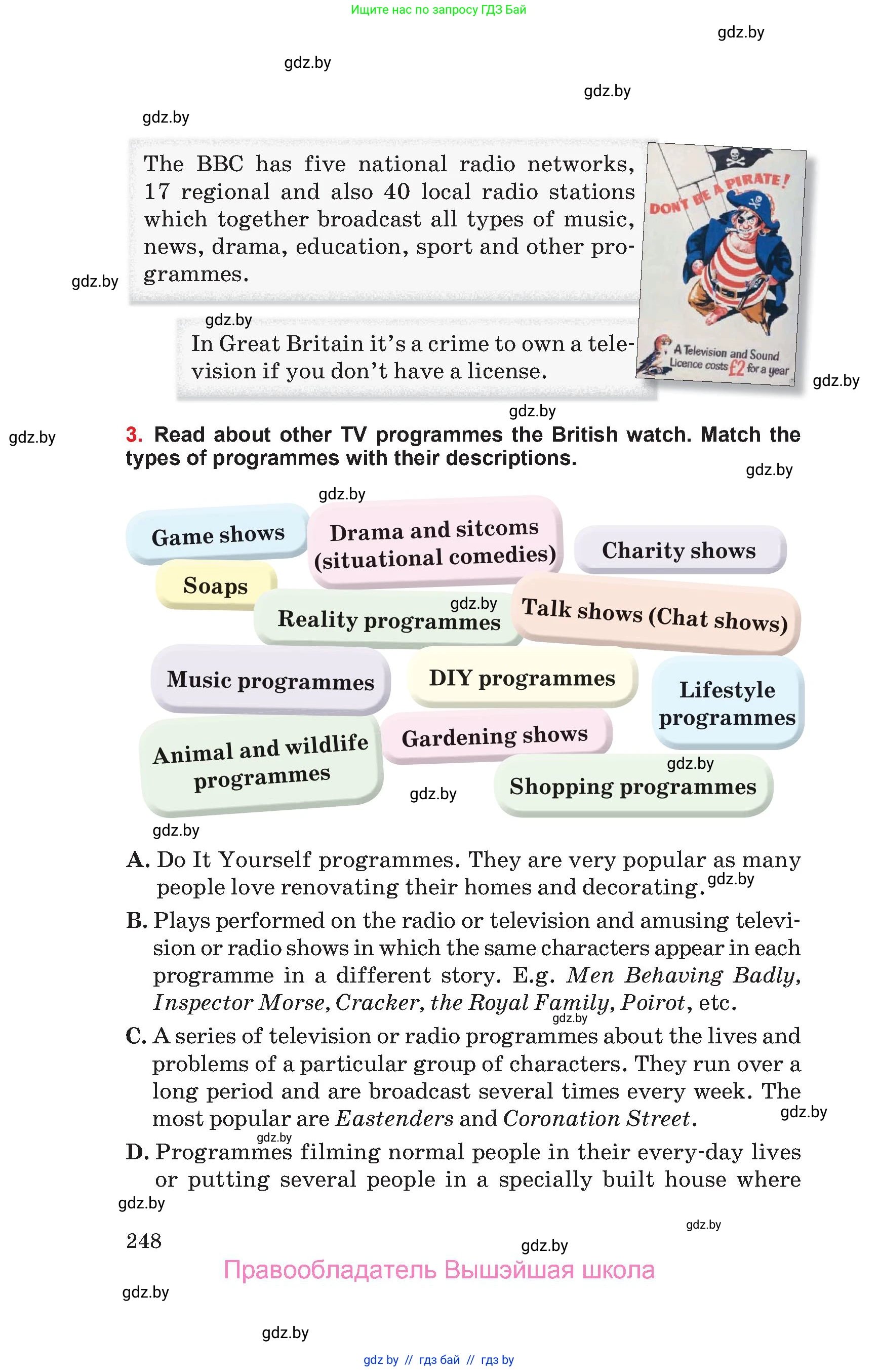 Английский язык (english), 10 класс Учебник (Student's book), авторы: Юхнель Наталья Валентиновна, Наумова Елена Георгиевна, Демченко Наталья Валентиновна, издательство Вышэйшая школа, Минск, 2019, страница 248