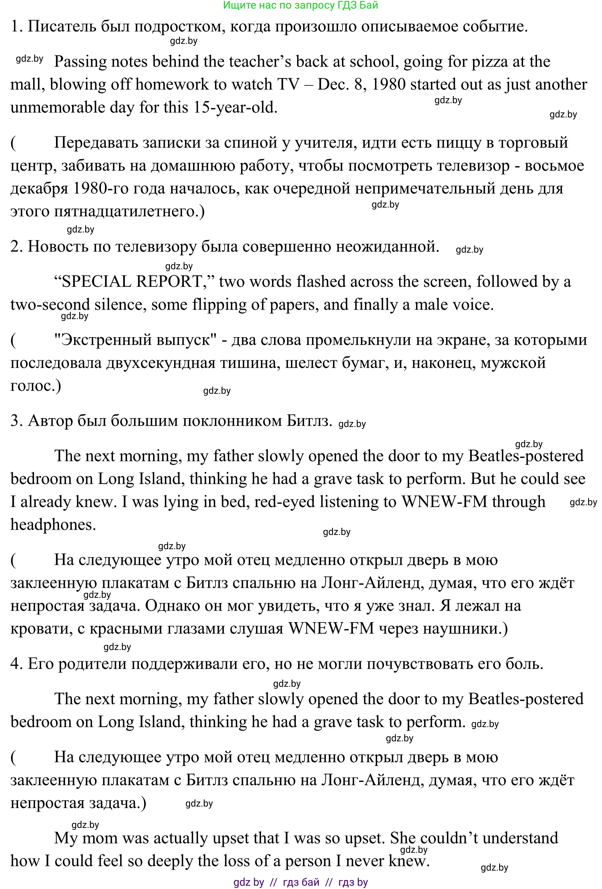 Английский язык (english), 10 класс Учебник (Student's book), авторы: Юхнель Наталья Валентиновна, Наумова Елена Георгиевна, Демченко Наталья Валентиновна, издательство Вышэйшая школа, Минск, 2019, страница 221, номер 3, Решение (продолжение 4)