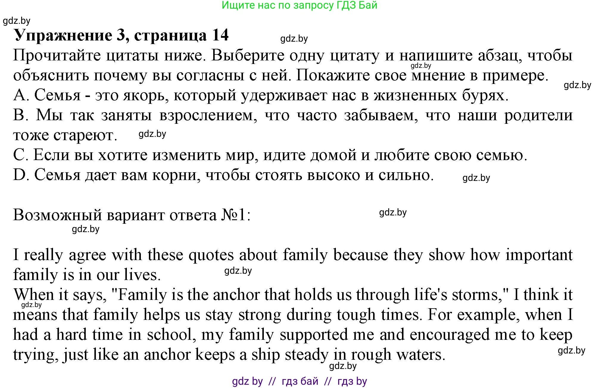 Английский язык (english), 11 класс рабочая тетрадь (activity book), авторы: Юхнель Наталья Валентиновна, Демченко Наталья Валентиновна, Романчук Вероника Романовна, Малиновская Елена Александровна, Севрюкова Татьяна Юрьевна, Бушуева Эдите Владиславовна, Наумова Елена Георгиевна, Яковчиц Т Н, издательство Аверсэв, Минск, 2021, зелёного цвета, Часть ( Part) 1, страница 14, номер 3, Решение