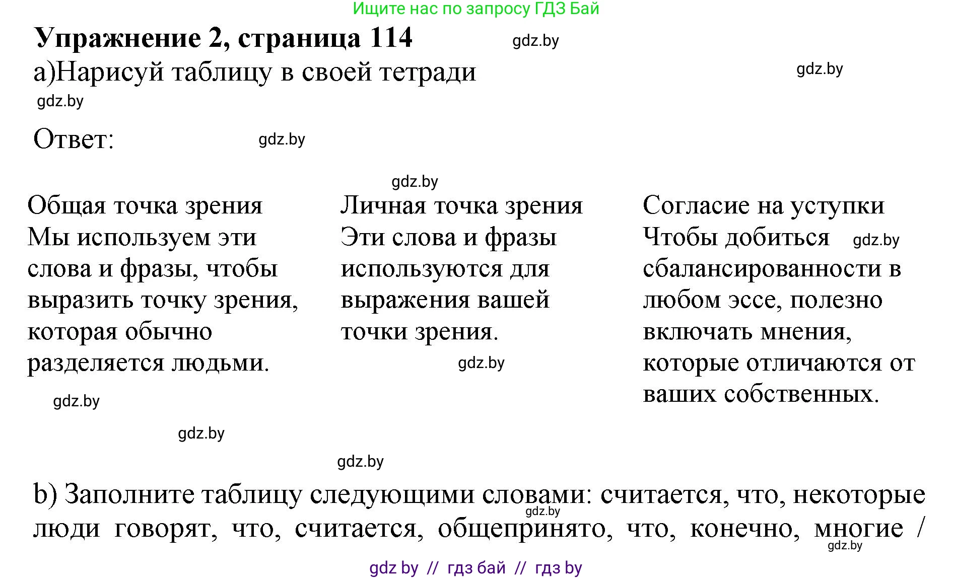 Английский язык (english), 11 класс практикум (activity book ), авторы: Демченко Наталья Валентиновна, Бушуева Эдите Владиславовна, Севрюкова Татьяна Юрьевна, Лапицкая Людмила Михайловна (Lapitskaya Ludmila), Романчук Вероника Романовна, Яковчиц Т Н, издательство Аверсэв, Минск, 2023, Часть 2, страница 115, номер 2, Решение