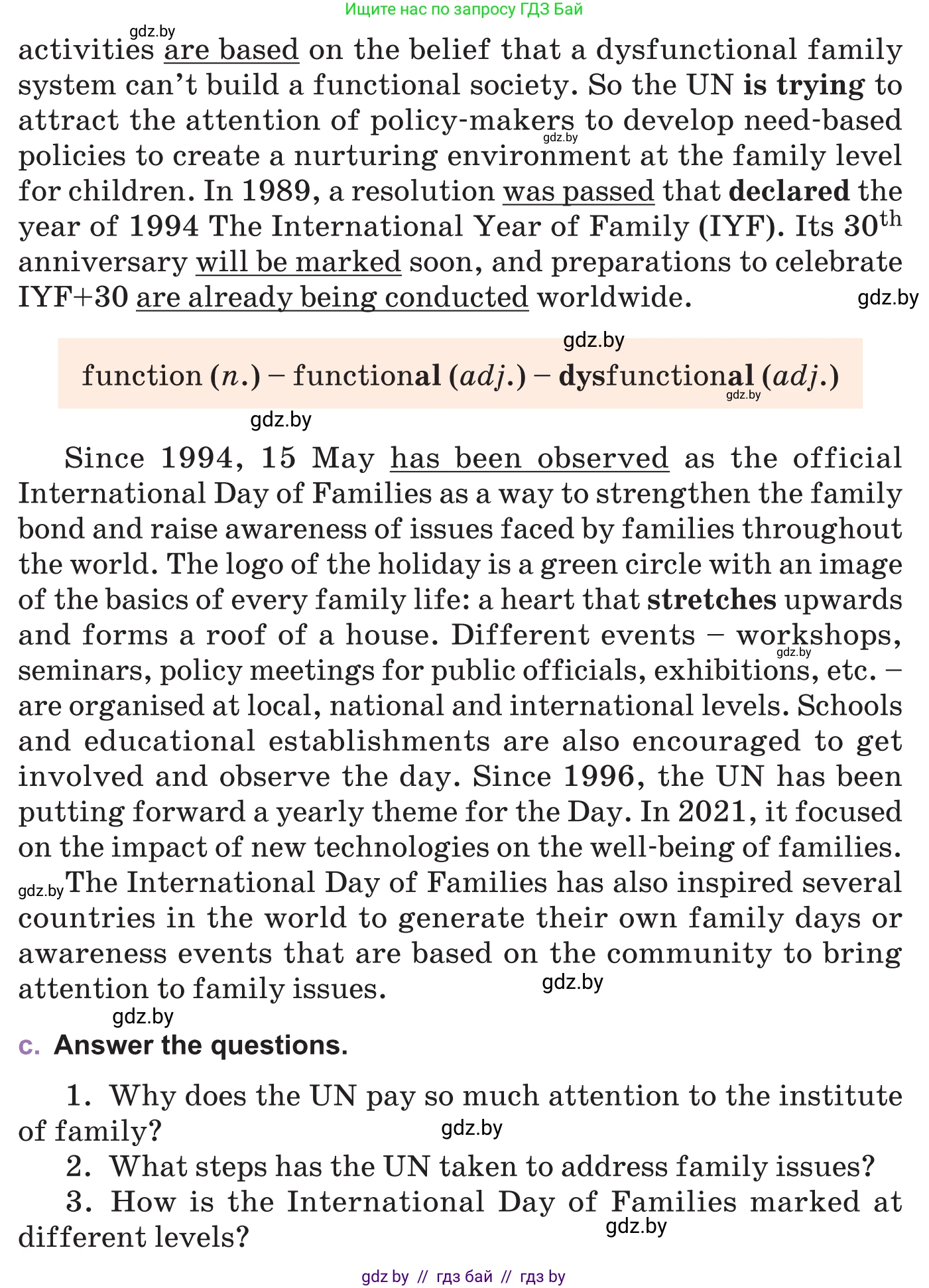 Английский язык (english), 11 класс Учебник (Student's book), авторы: Демченко Наталья Валентиновна, Бушуева Эдите Владиславовна, Севрюкова Татьяна Юрьевна, Лапицкая Людмила Михайловна (Lapitskaya Ludmila), Романчук Вероника Романовна, издательство Вышэйшая школа, Минск, 2022, розового цвета, Часть ( Part) 1, страница 11, номер 1, Условие (продолжение 2)