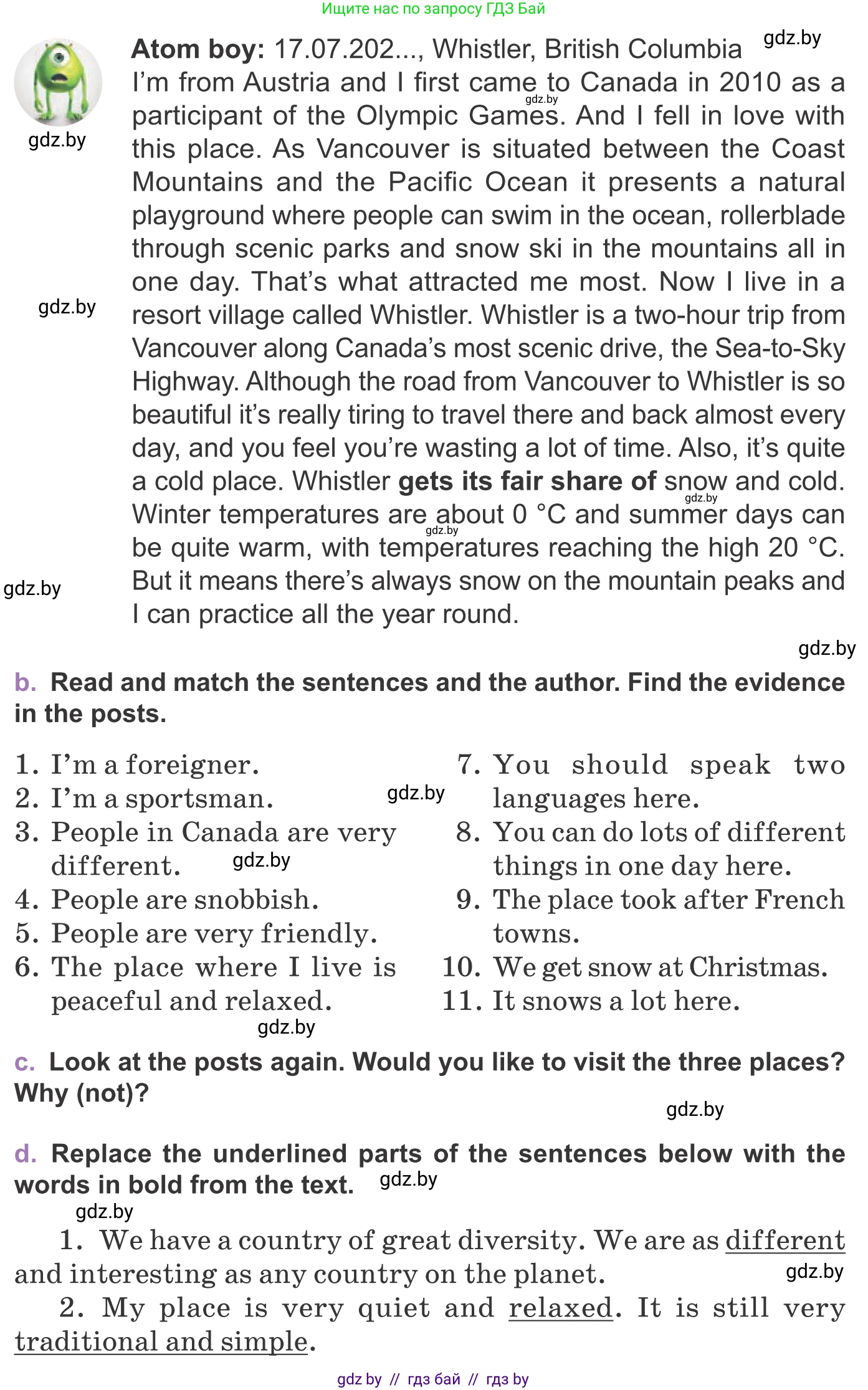 Английский язык (english), 11 класс Учебник (Student's book), авторы: Демченко Наталья Валентиновна, Бушуева Эдите Владиславовна, Севрюкова Татьяна Юрьевна, Лапицкая Людмила Михайловна (Lapitskaya Ludmila), Романчук Вероника Романовна, издательство Вышэйшая школа, Минск, 2022, розового цвета, Часть ( Part) 2, страница 11, номер 2, Условие (продолжение 3)