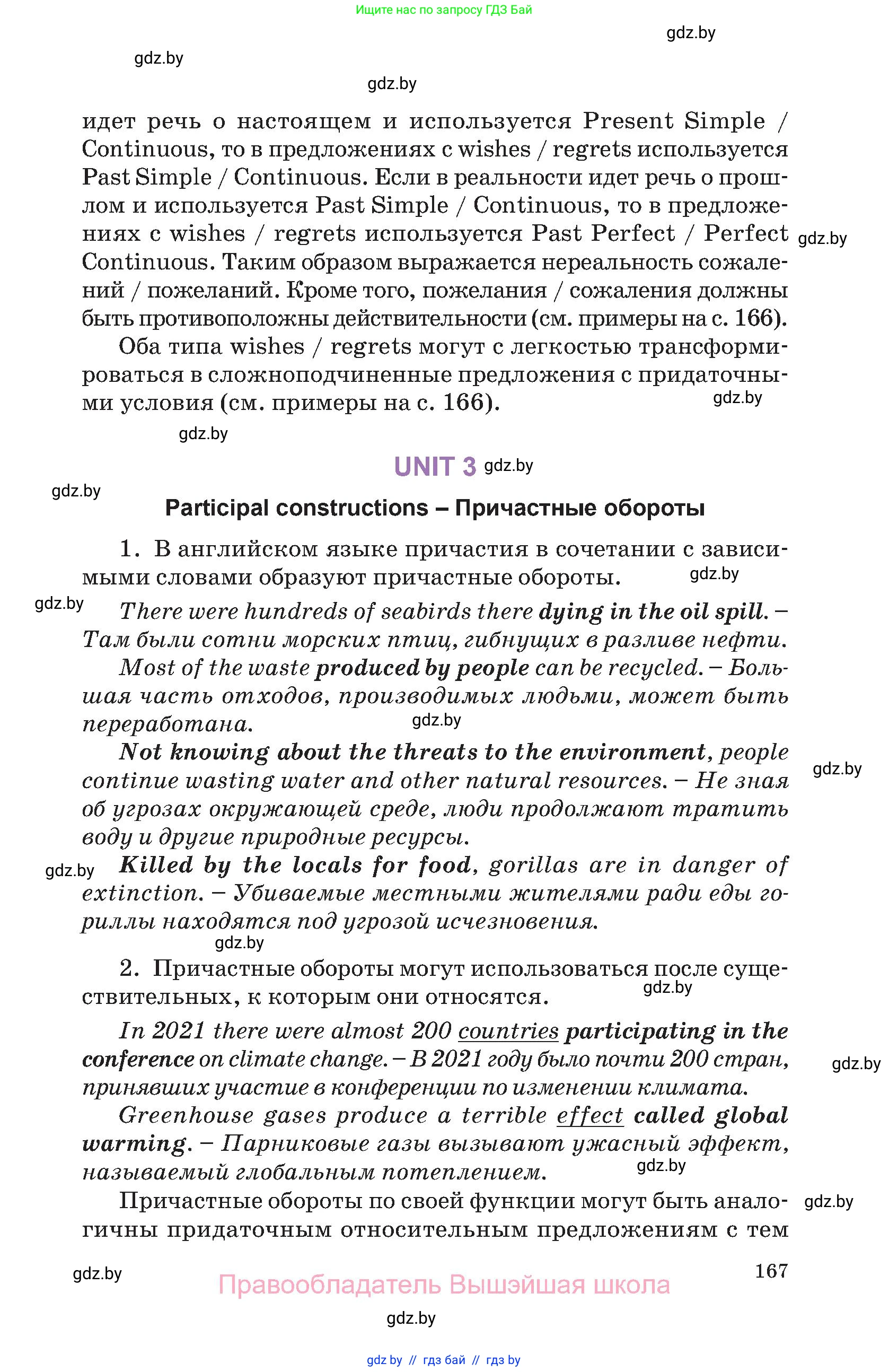 Английский язык (english), 11 класс Учебник (Student's book), авторы: Демченко Наталья Валентиновна, Бушуева Эдите Владиславовна, Севрюкова Татьяна Юрьевна, Лапицкая Людмила Михайловна (Lapitskaya Ludmila), Романчук Вероника Романовна, издательство Вышэйшая школа, Минск, 2022, розового цвета, страница 167