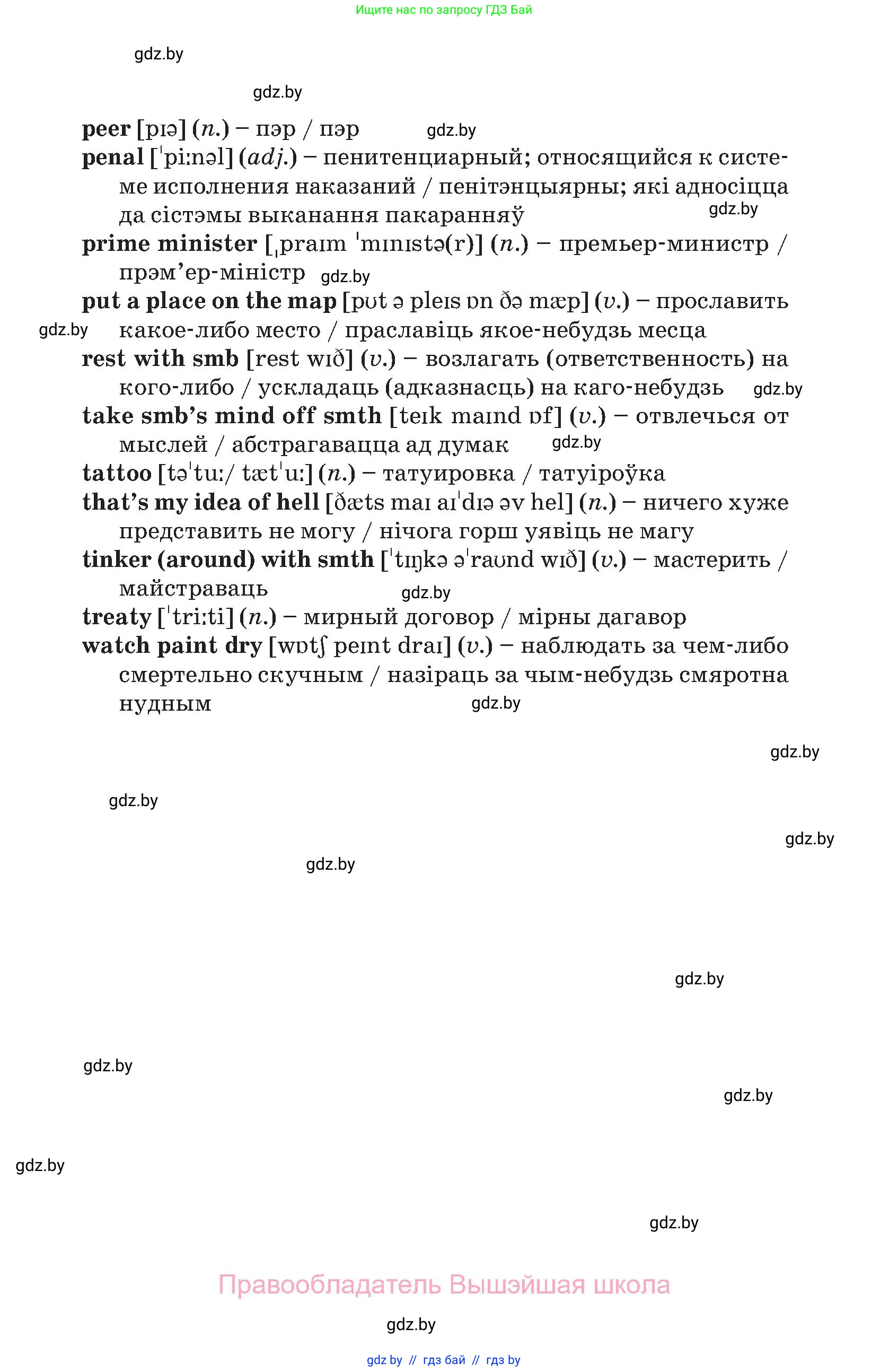 Английский язык (english), 11 класс Учебник (Student's book), авторы: Демченко Наталья Валентиновна, Бушуева Эдите Владиславовна, Севрюкова Татьяна Юрьевна, Лапицкая Людмила Михайловна (Lapitskaya Ludmila), Романчук Вероника Романовна, издательство Вышэйшая школа, Минск, 2022, розового цвета, страница 207