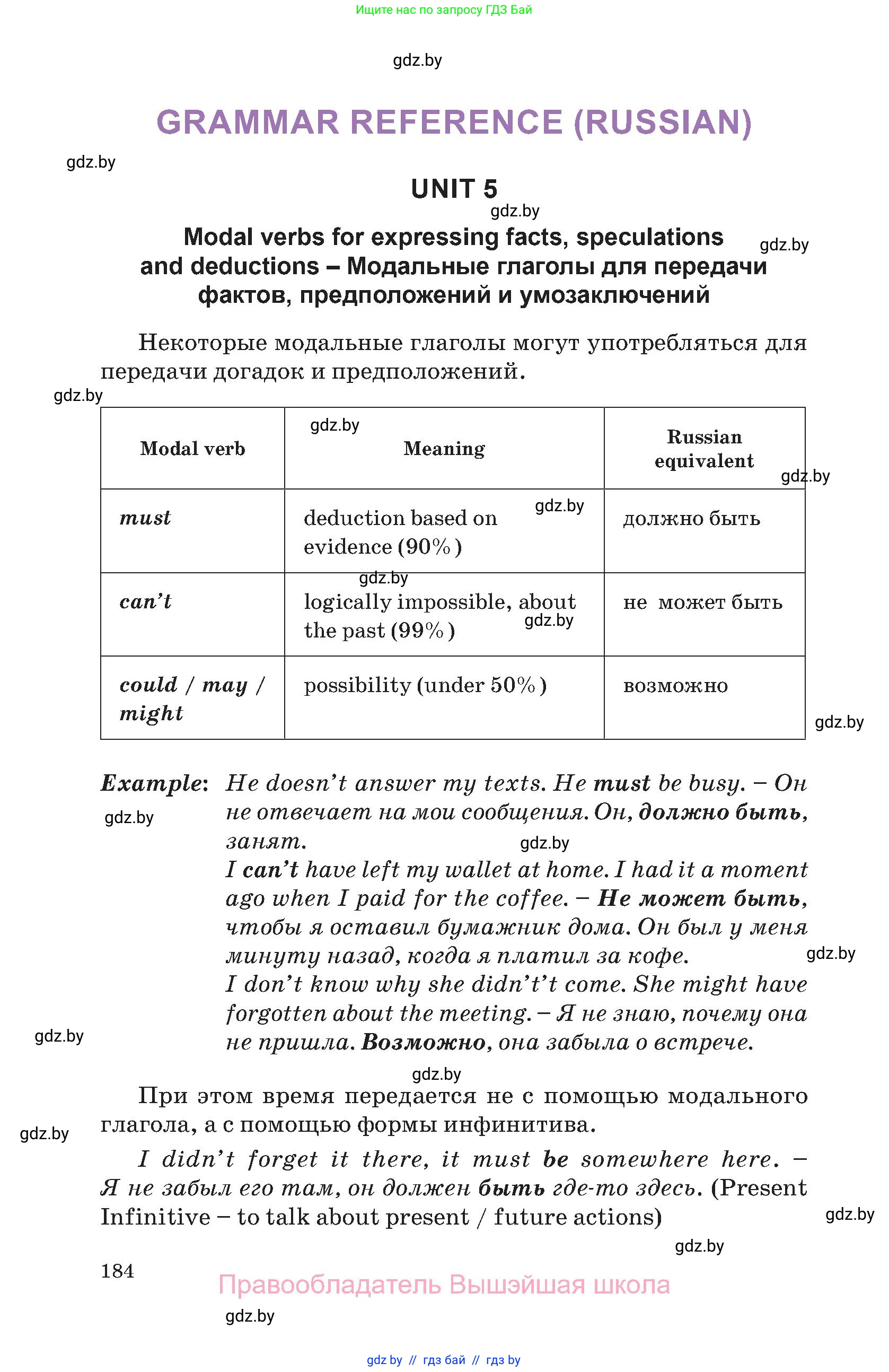 Английский язык (english), 11 класс Учебник (Student's book), авторы: Демченко Наталья Валентиновна, Бушуева Эдите Владиславовна, Севрюкова Татьяна Юрьевна, Лапицкая Людмила Михайловна (Lapitskaya Ludmila), Романчук Вероника Романовна, издательство Вышэйшая школа, Минск, 2022, розового цвета, страница 184