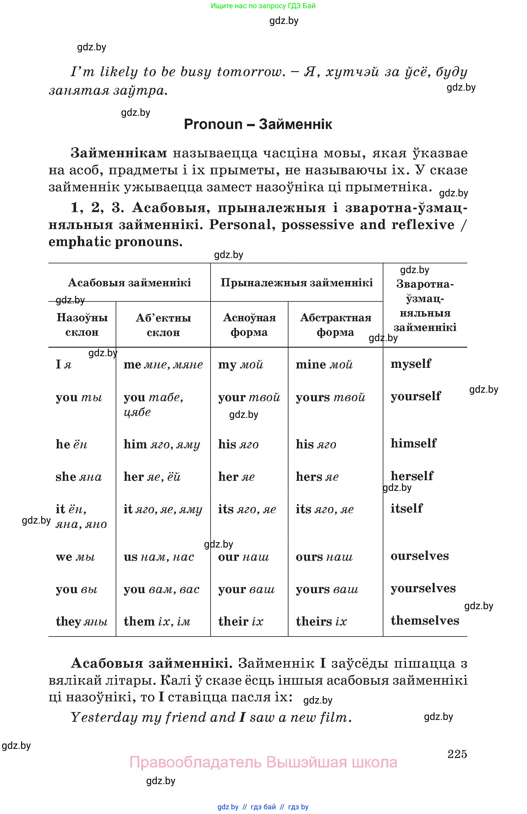 Английский язык (english), 11 класс Учебник (Student's book), авторы: Демченко Наталья Валентиновна, Бушуева Эдите Владиславовна, Севрюкова Татьяна Юрьевна, Лапицкая Людмила Михайловна (Lapitskaya Ludmila), Романчук Вероника Романовна, издательство Вышэйшая школа, Минск, 2022, розового цвета, страница 225
