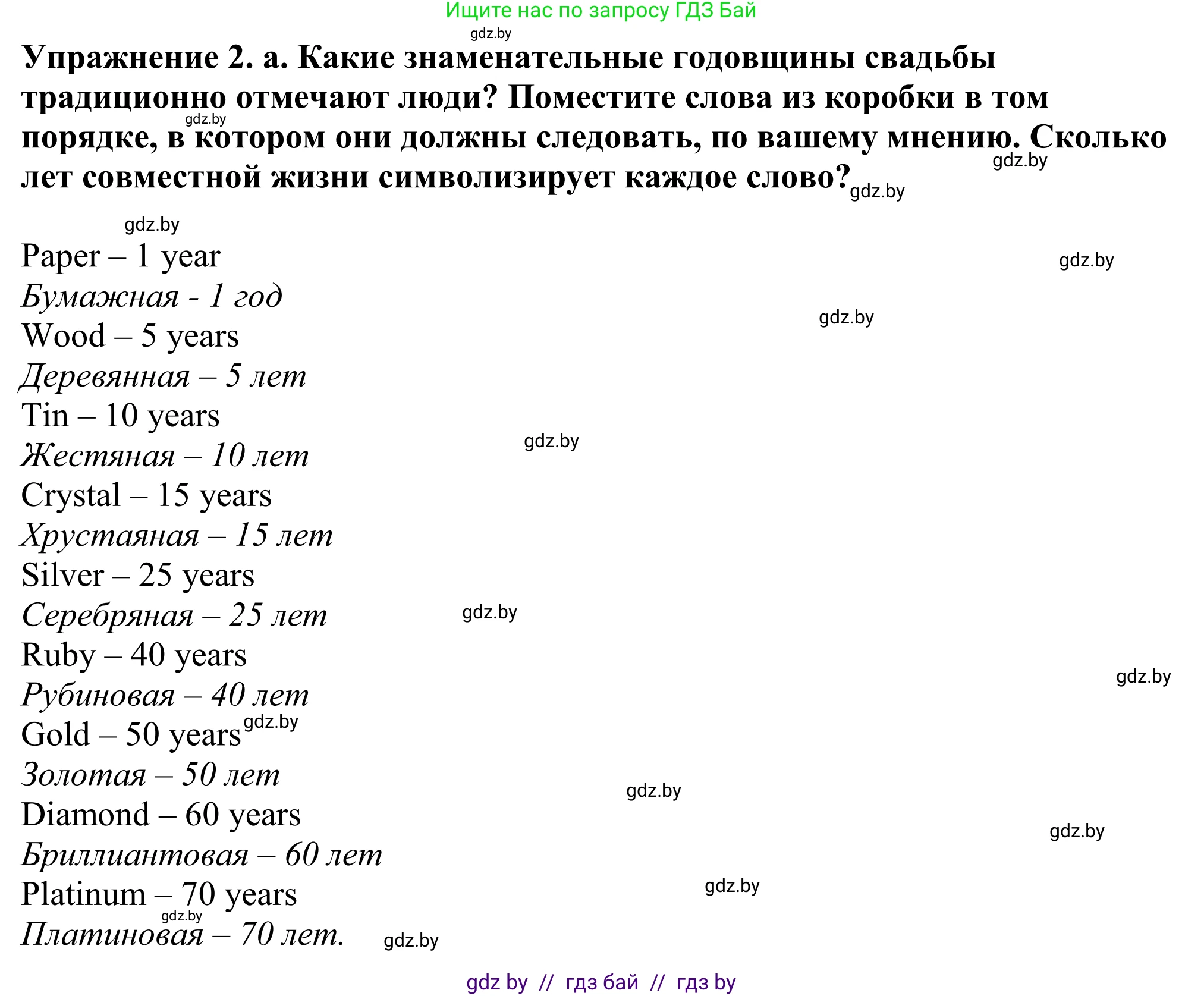 Английский язык (english), 11 класс Учебник (Student's book), авторы: Демченко Наталья Валентиновна, Бушуева Эдите Владиславовна, Севрюкова Татьяна Юрьевна, Лапицкая Людмила Михайловна (Lapitskaya Ludmila), Романчук Вероника Романовна, издательство Вышэйшая школа, Минск, 2022, розового цвета, страница 2, номер 2, Решение 2