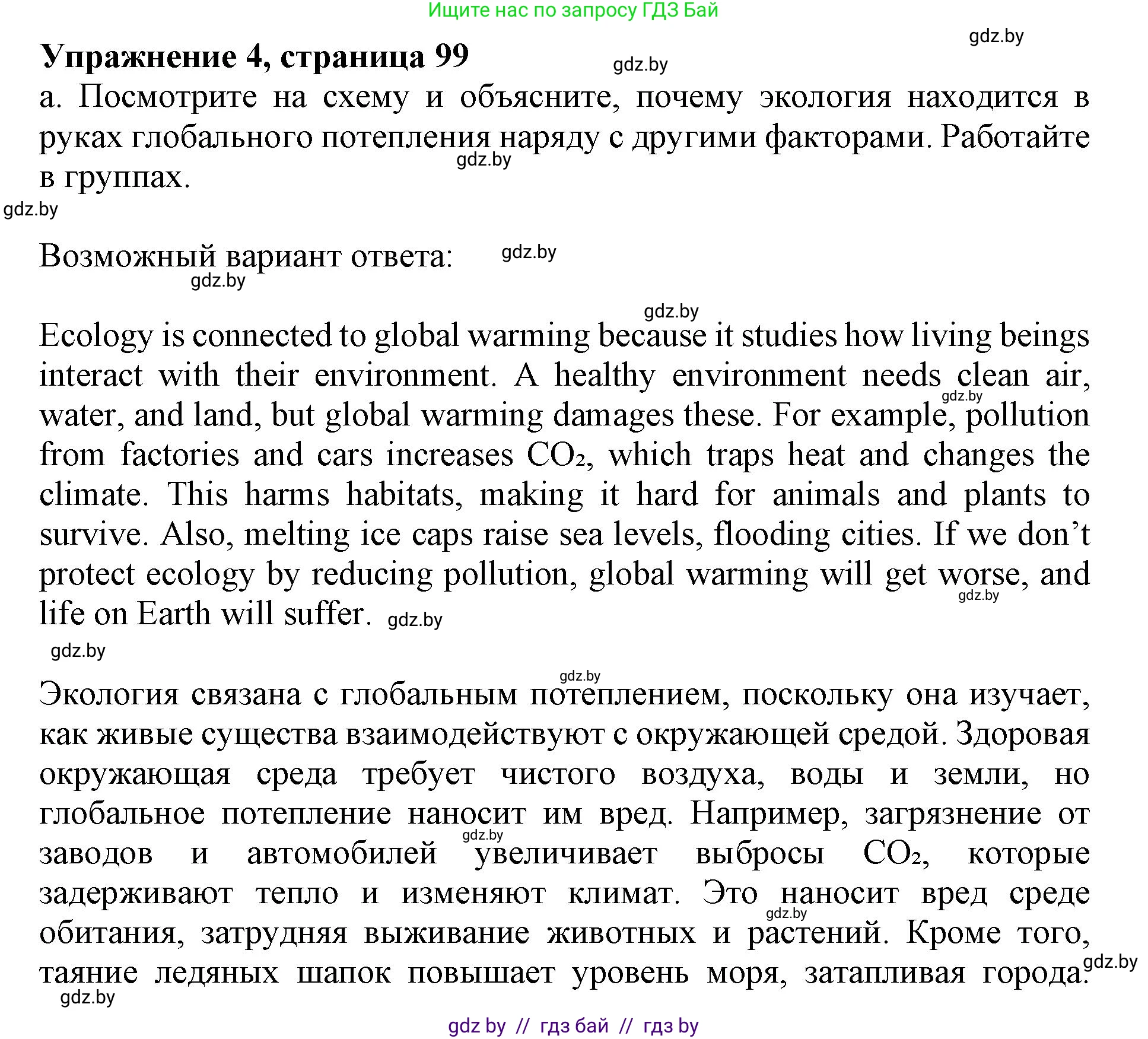 Английский язык (english), 11 класс Учебник (Student's book), авторы: Демченко Наталья Валентиновна, Бушуева Эдите Владиславовна, Севрюкова Татьяна Юрьевна, Лапицкая Людмила Михайловна (Lapitskaya Ludmila), Романчук Вероника Романовна, издательство Вышэйшая школа, Минск, 2022, розового цвета, Часть ( Part) 1, страница 99, номер 4, Решение 1