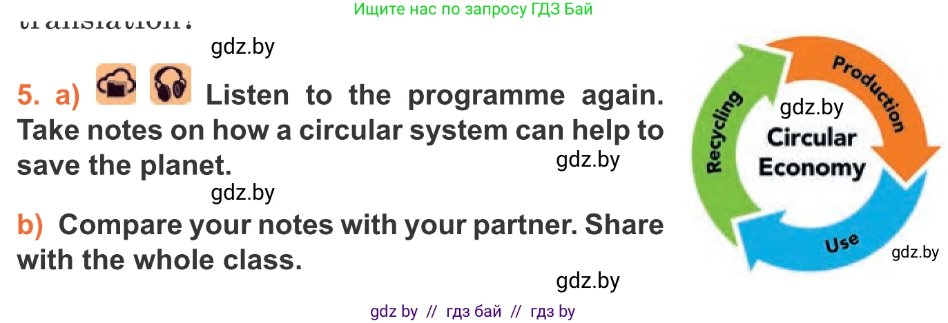Английский язык (english), 11 класс Учебник (Student's book), авторы: Юхнель Наталья Валентиновна, Демченко Наталья Валентиновна, Романчук Вероника Романовна, Малиновская Елена Александровна, Севрюкова Татьяна Юрьевна, Бушуева Эдите Владиславовна, Наумова Елена Георгиевна, Яковчиц Т Н, издательство Вышэйшая школа, Минск, 2021, бирюзового цвета, страница 72, номер 5, Условие