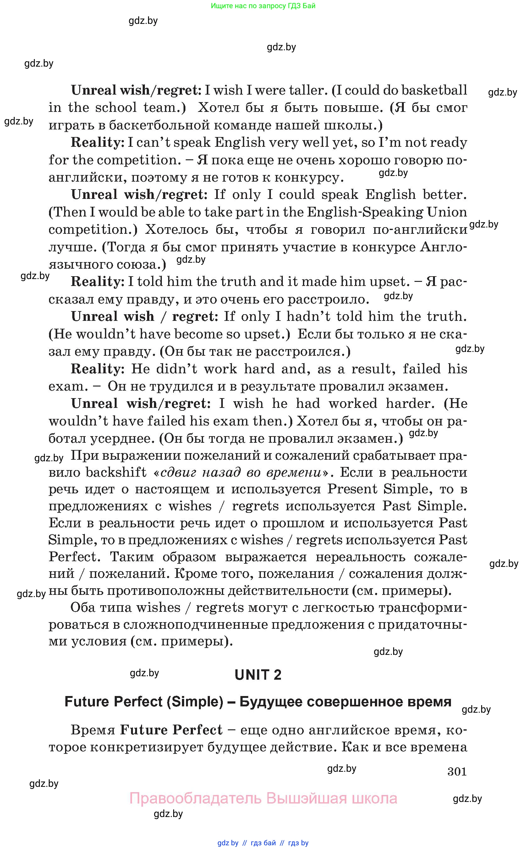 Английский язык (english), 11 класс Учебник (Student's book), авторы: Юхнель Наталья Валентиновна, Демченко Наталья Валентиновна, Романчук Вероника Романовна, Малиновская Елена Александровна, Севрюкова Татьяна Юрьевна, Бушуева Эдите Владиславовна, Наумова Елена Георгиевна, Яковчиц Т Н, издательство Вышэйшая школа, Минск, 2021, бирюзового цвета, страница 301