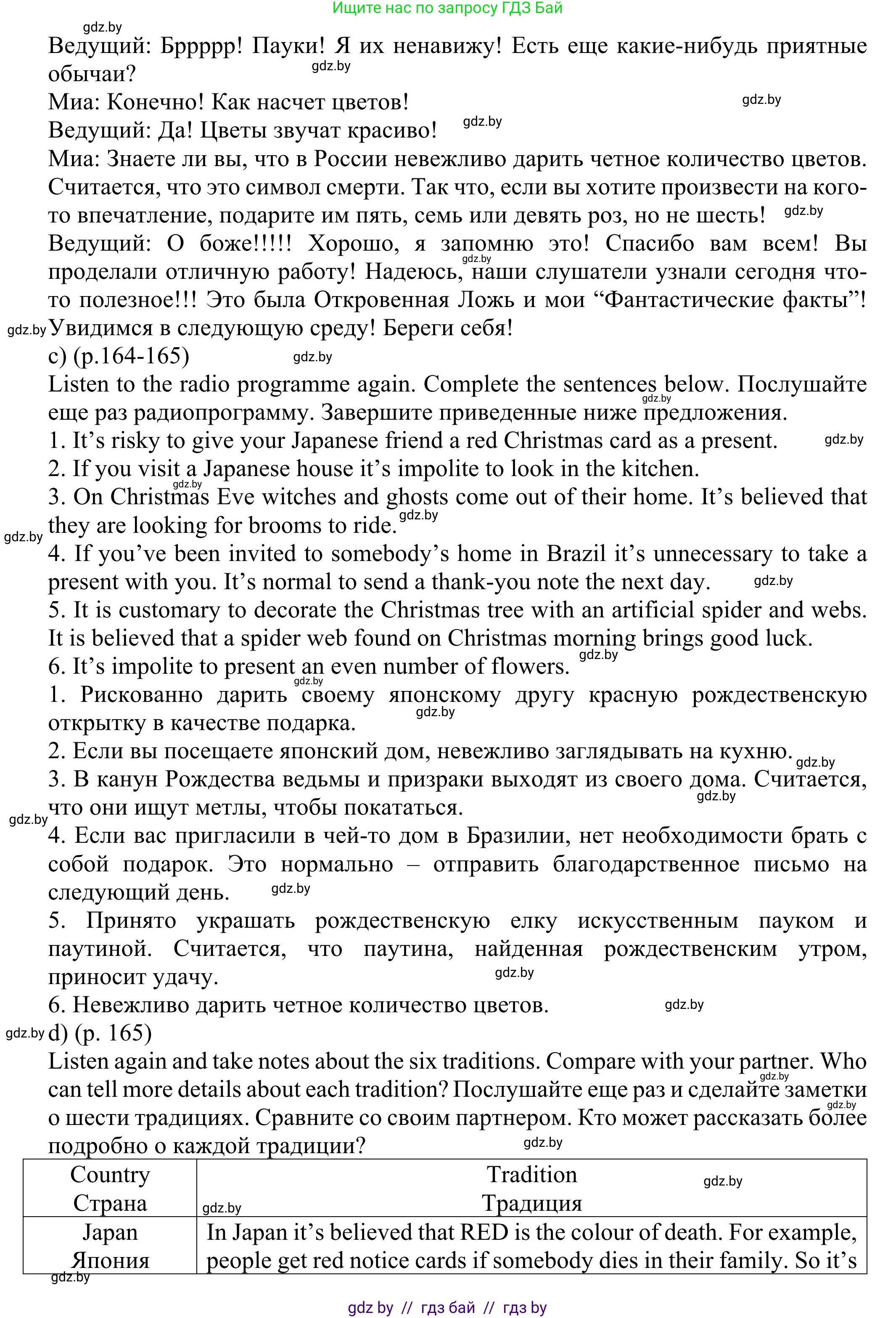 Английский язык (english), 11 класс Учебник (Student's book), авторы: Юхнель Наталья Валентиновна, Демченко Наталья Валентиновна, Романчук Вероника Романовна, Малиновская Елена Александровна, Севрюкова Татьяна Юрьевна, Бушуева Эдите Владиславовна, Наумова Елена Георгиевна, Яковчиц Т Н, издательство Вышэйшая школа, Минск, 2021, бирюзового цвета, страница 164, номер 2, Решение (продолжение 4)