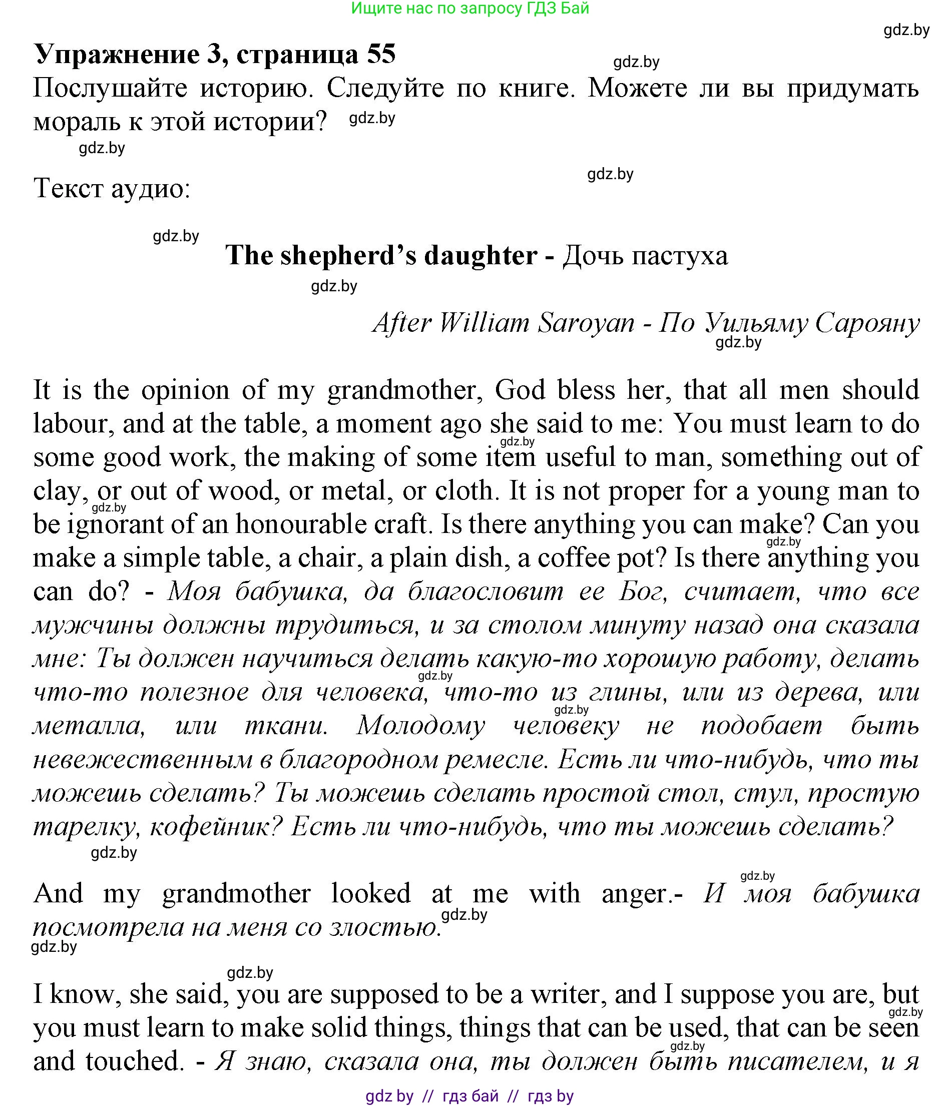 Английский язык (english), 11 класс Учебник (Student's book), авторы: Юхнель Наталья Валентиновна, Демченко Наталья Валентиновна, Романчук Вероника Романовна, Малиновская Елена Александровна, Севрюкова Татьяна Юрьевна, Бушуева Эдите Владиславовна, Наумова Елена Георгиевна, Яковчиц Т Н, издательство Вышэйшая школа, Минск, 2021, бирюзового цвета, страница 55, номер 3, Решение 2