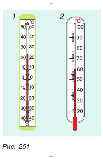 Рис. 251. Термометры