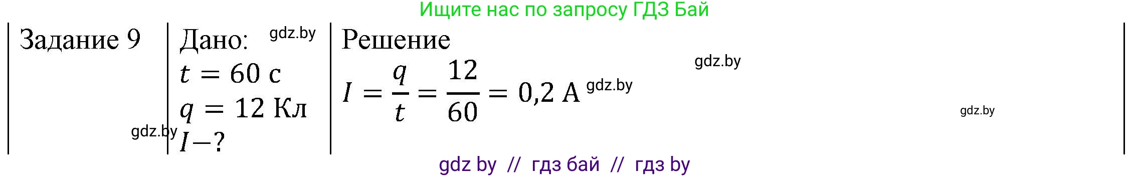 Физика, 8 класс Учебник, авторы: Исаченкова Лариса Артёмовна, Громыко Елена Владимировна, Дорофейчик Владимир Владимирович, Лещинский Юрий Дмитриевич, издательство Адукацыя i выхаванне, Минск, 2024, страница 84, номер 9, Решение 3
