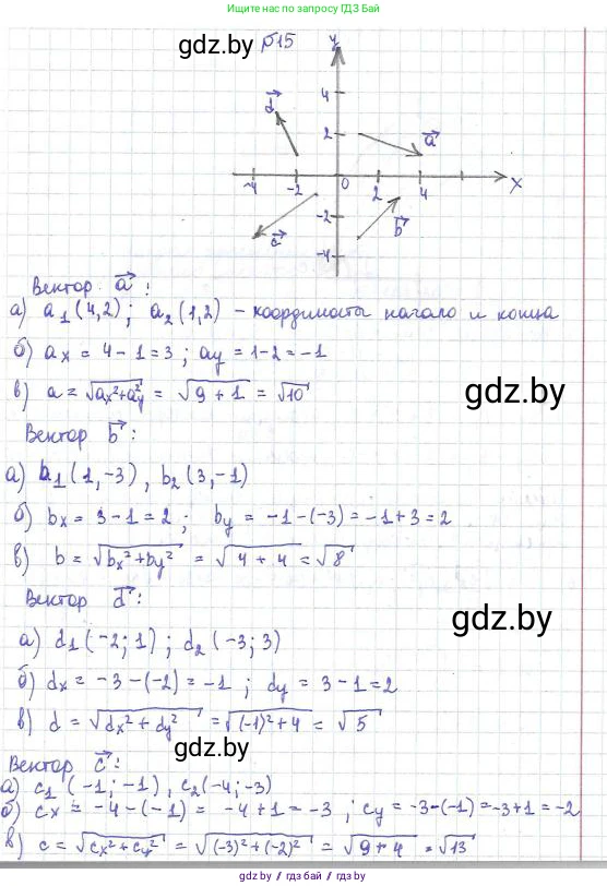 Физика, 9 класс Сборник задач, авторы: Исаченкова Лариса Артёмовна, Дорофейчик Владимир Владимирович, Захаревич Екатерина Васильевна, Пальчик Геннадий Владимирович, издательство Аверсэв, Минск, 2021, страница 13, номер 15, Решение 2