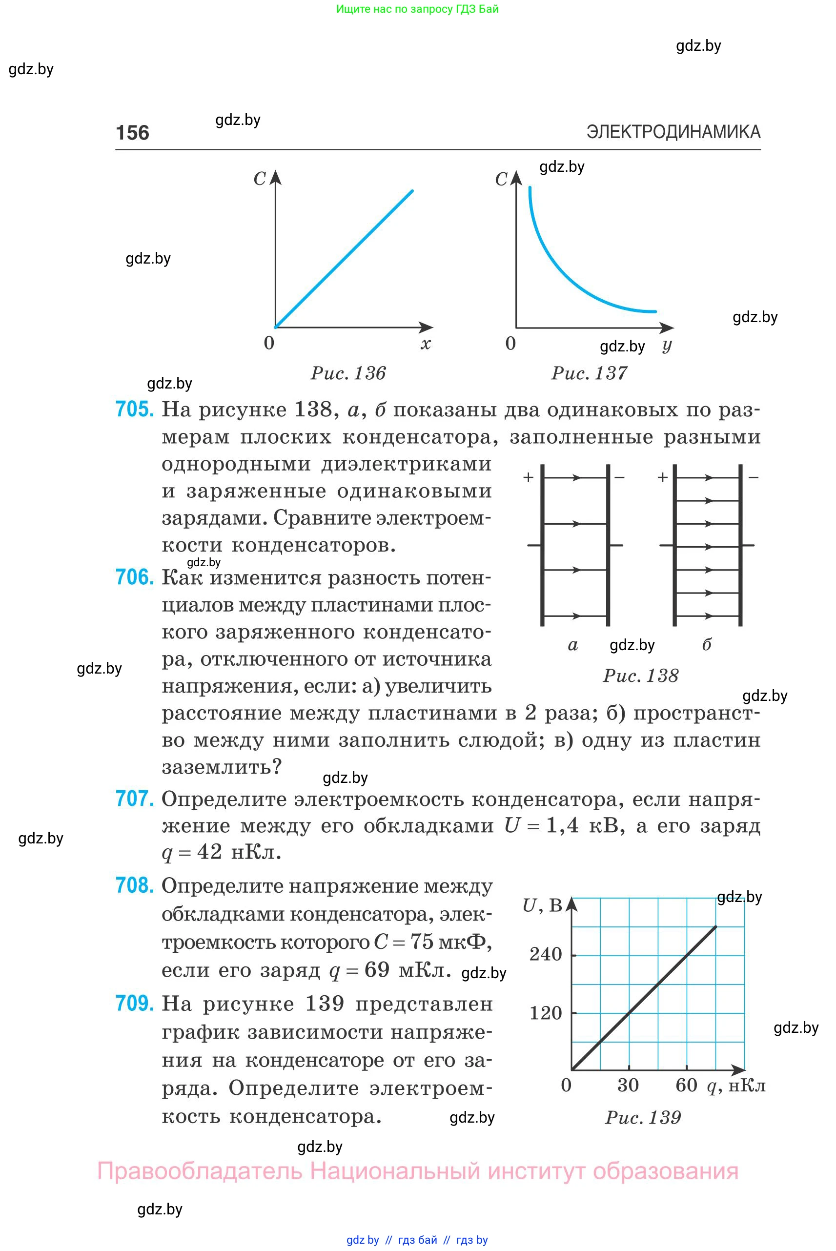 Физика, 10 класс Сборник задач, авторы: Дорофейчик Владимир Владимирович, Белая Ольга Николаевна, издательство Национальный институт образования, Минск, 2022, страница 156