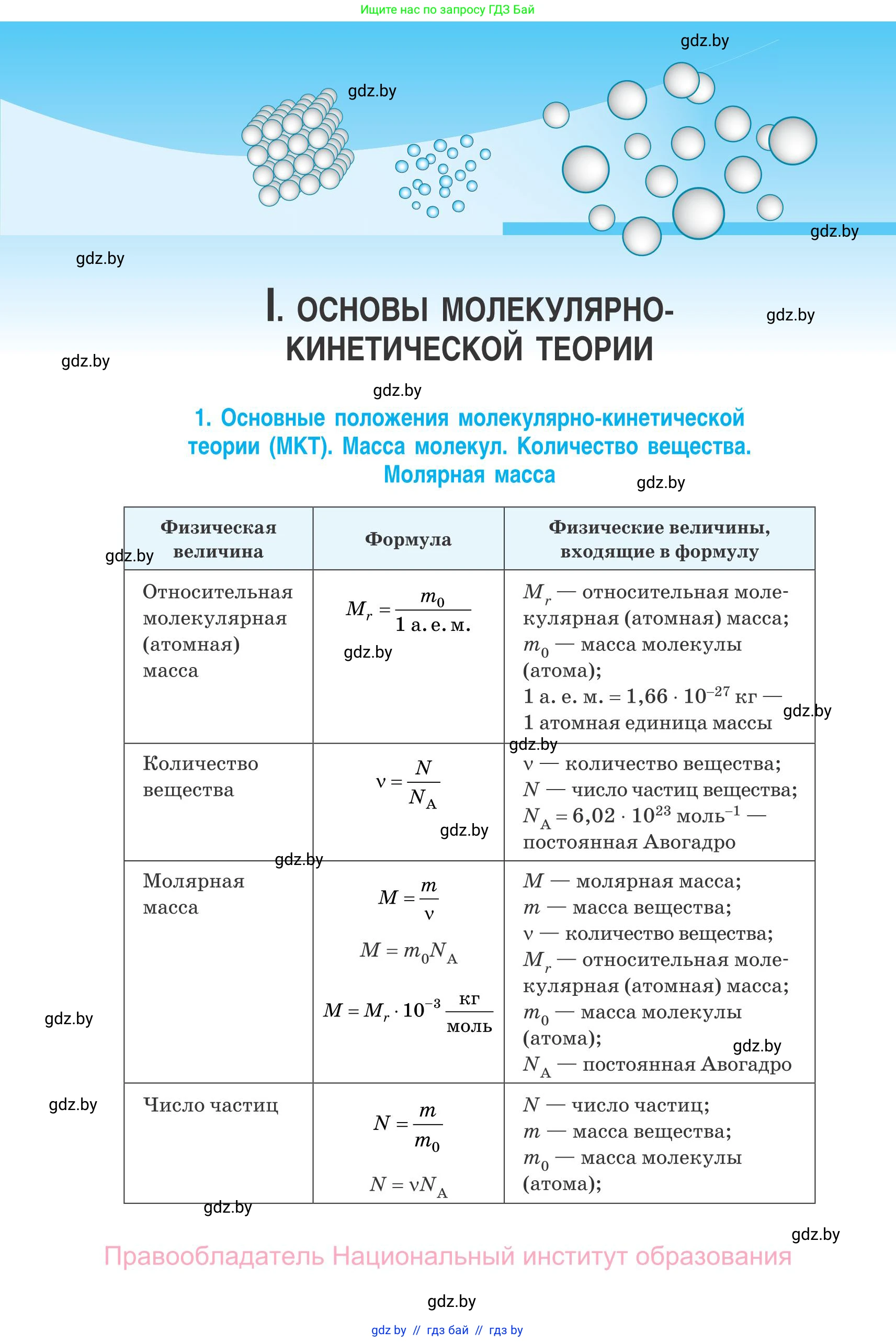 Физика, 10 класс Сборник задач, авторы: Дорофейчик Владимир Владимирович, Белая Ольга Николаевна, издательство Национальный институт образования, Минск, 2022, страница 6