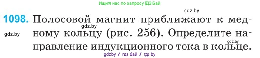 Физика, 10 класс Сборник задач, авторы: Дорофейчик Владимир Владимирович, Белая Ольга Николаевна, издательство Национальный институт образования, Минск, 2022, страница 250, номер 1098, Условие