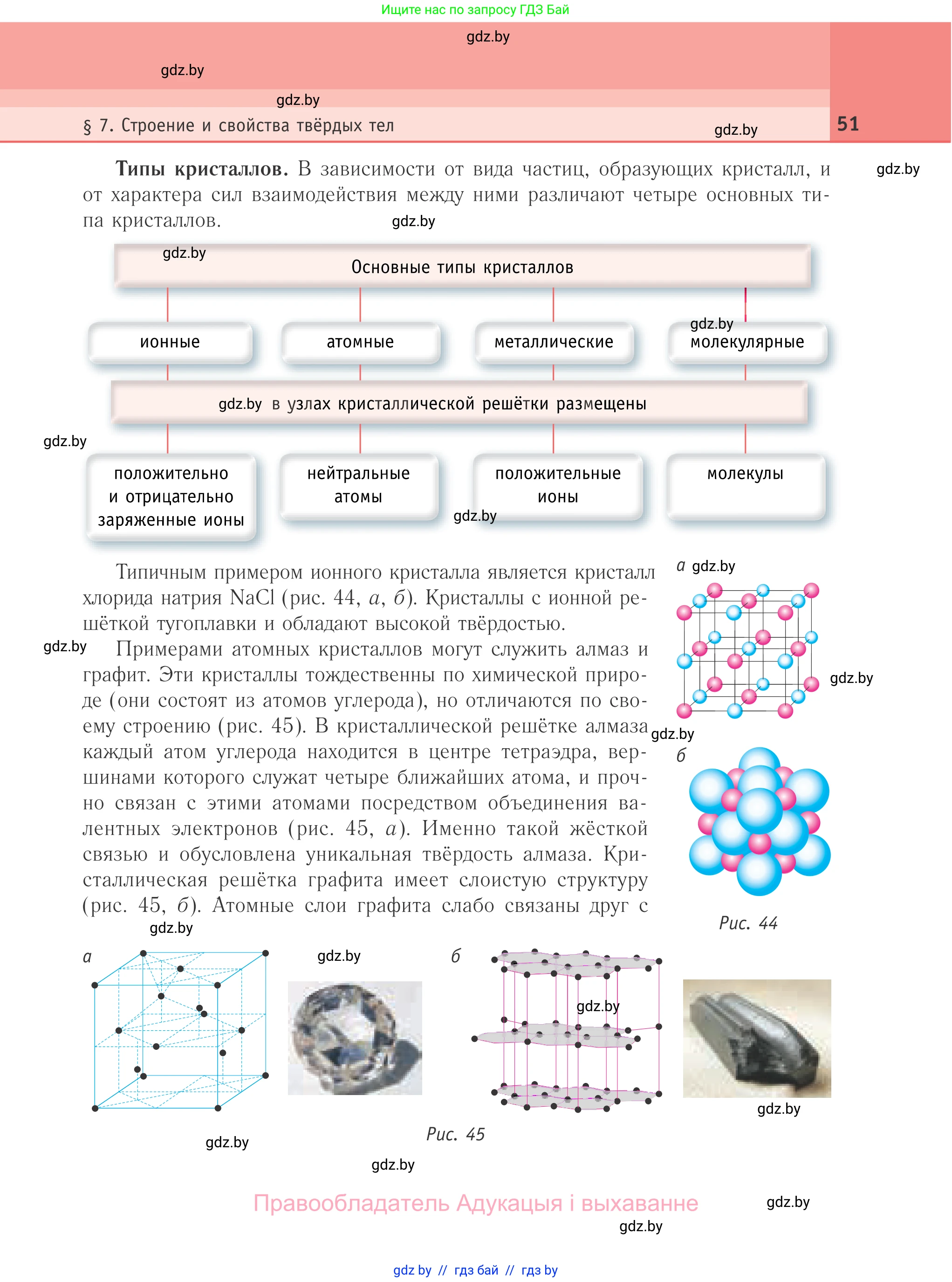 Физика, 10 класс Учебник, авторы: Громыко Елена Владимировна, Зенькович Владимир Иванович, Луцевич Александр Александрович, Слесарь Инесса Эдуардовна, издательство Адукацыя i выхаванне, Минск, 2019, бирюзового цвета, страница 51