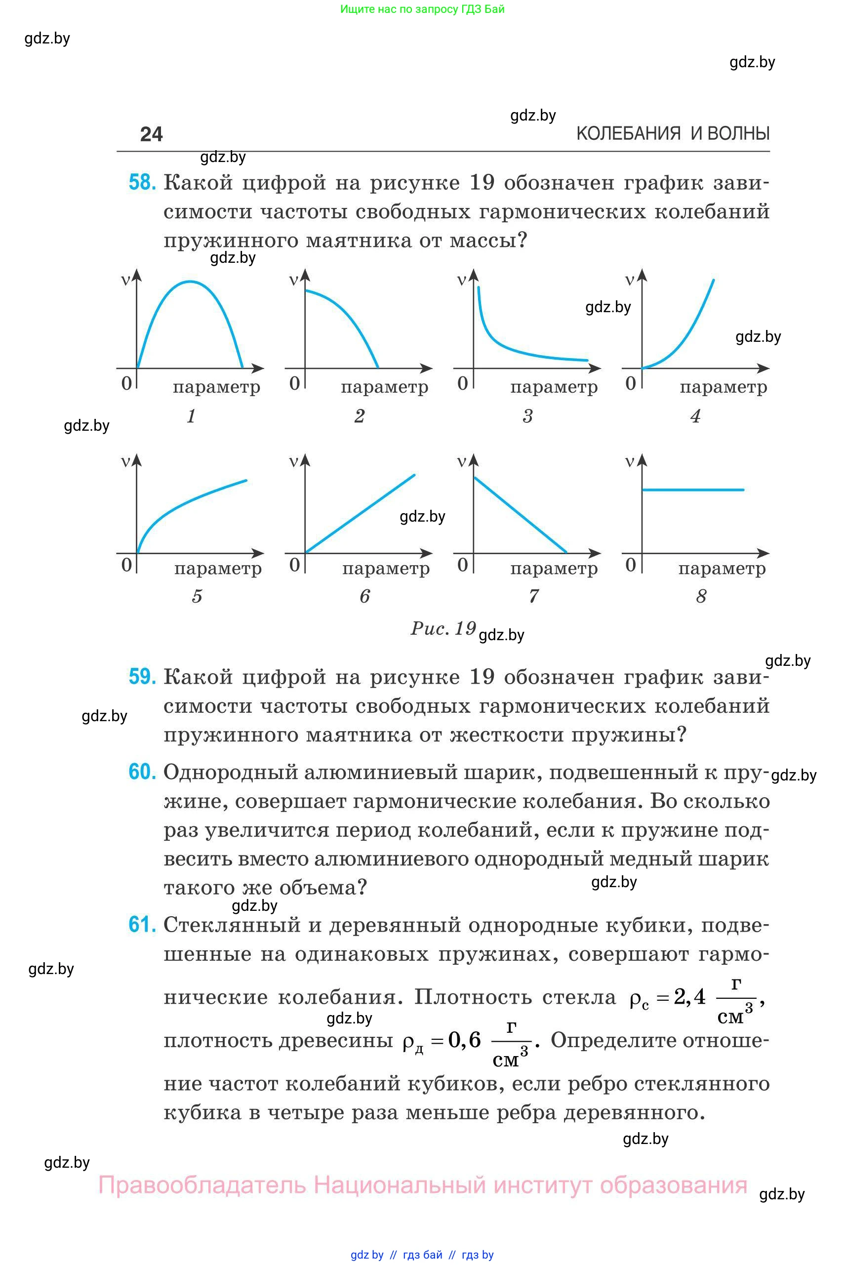Физика, 11 класс Сборник задач, авторы: Дорофейчик Владимир Владимирович, Силенков Михаил Анатольевич, издательство Национальный институт образования, Минск, 2023, страница 25