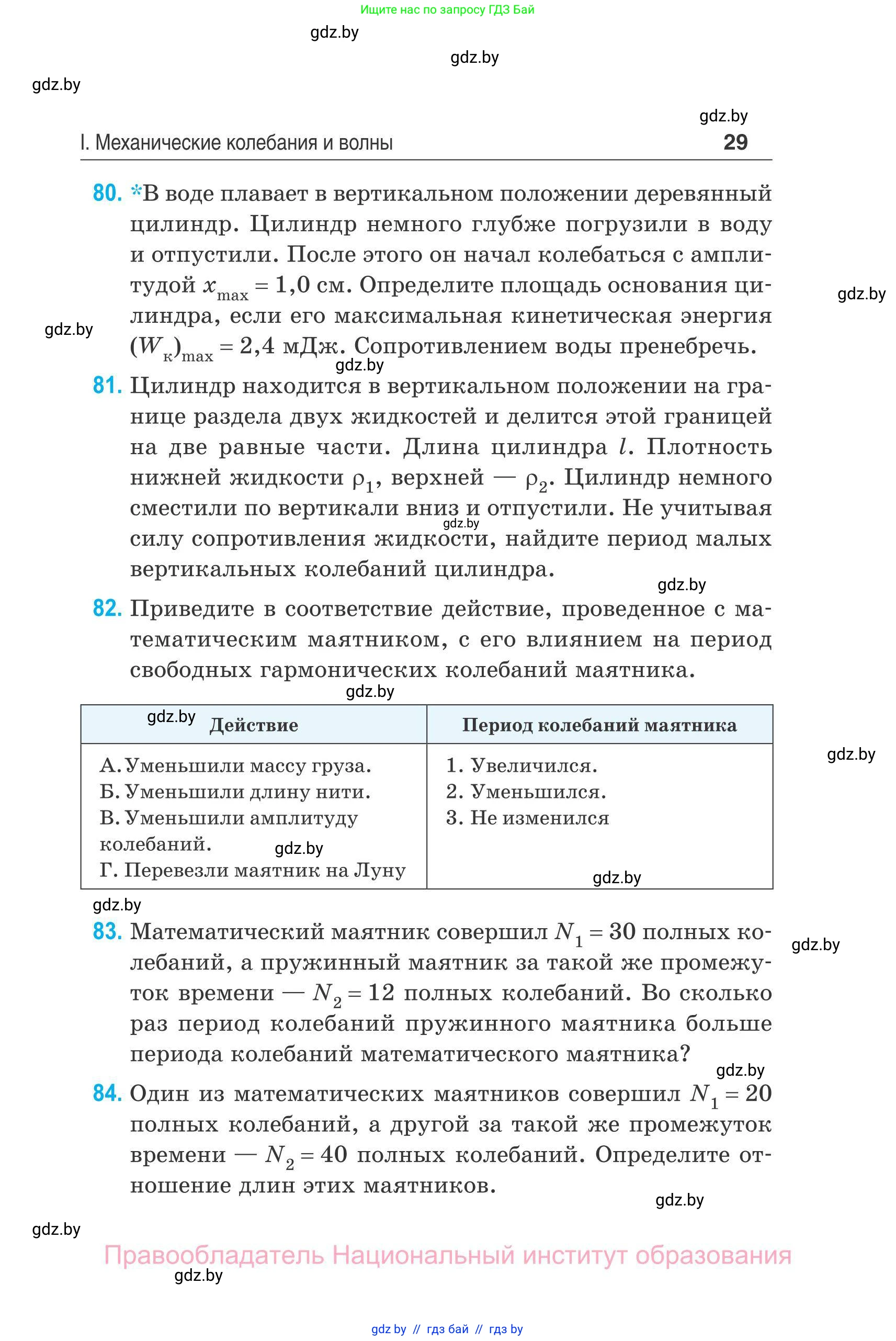 Физика, 11 класс Сборник задач, авторы: Дорофейчик Владимир Владимирович, Силенков Михаил Анатольевич, издательство Национальный институт образования, Минск, 2023, страница 30