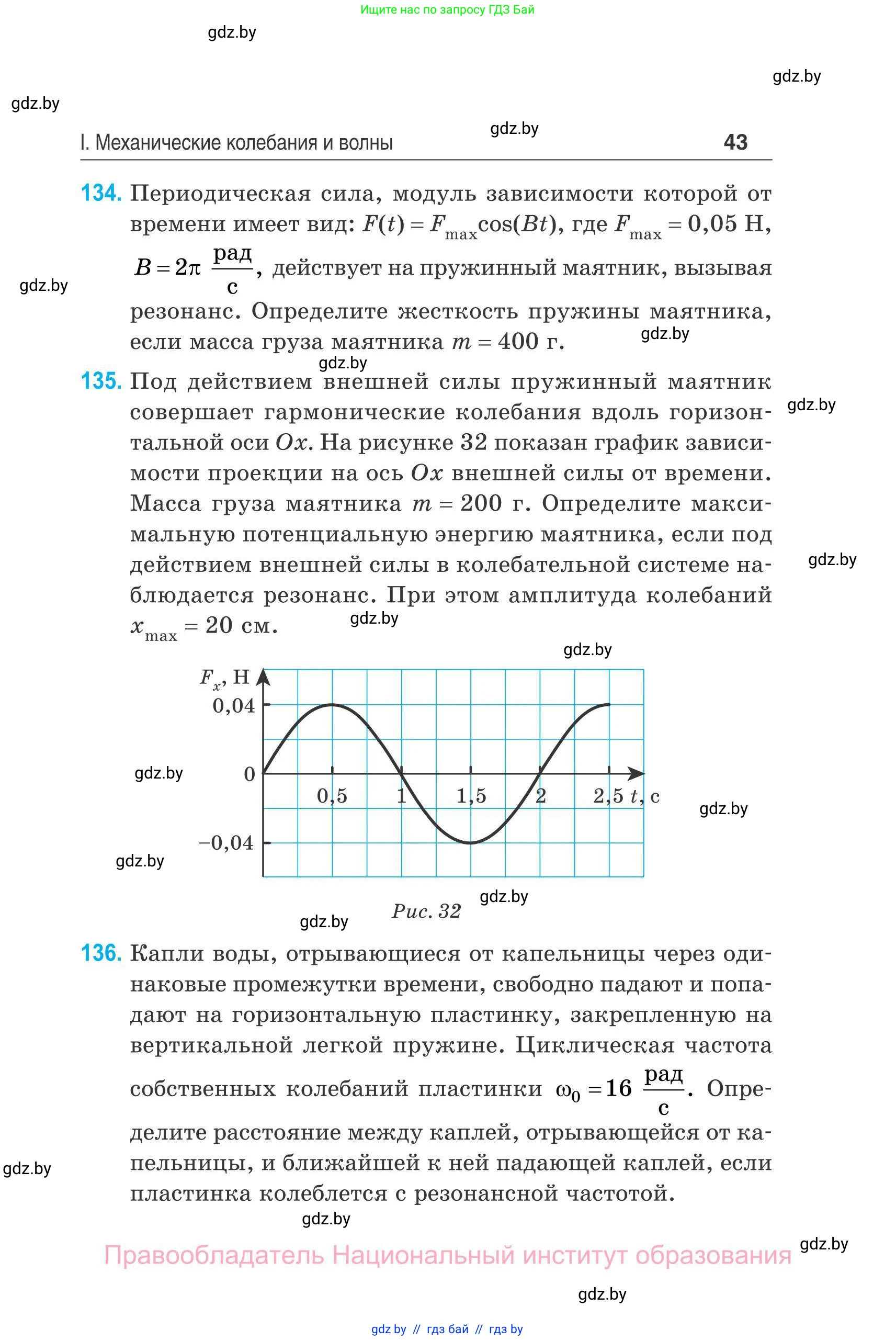 Физика, 11 класс Сборник задач, авторы: Дорофейчик Владимир Владимирович, Силенков Михаил Анатольевич, издательство Национальный институт образования, Минск, 2023, страница 44