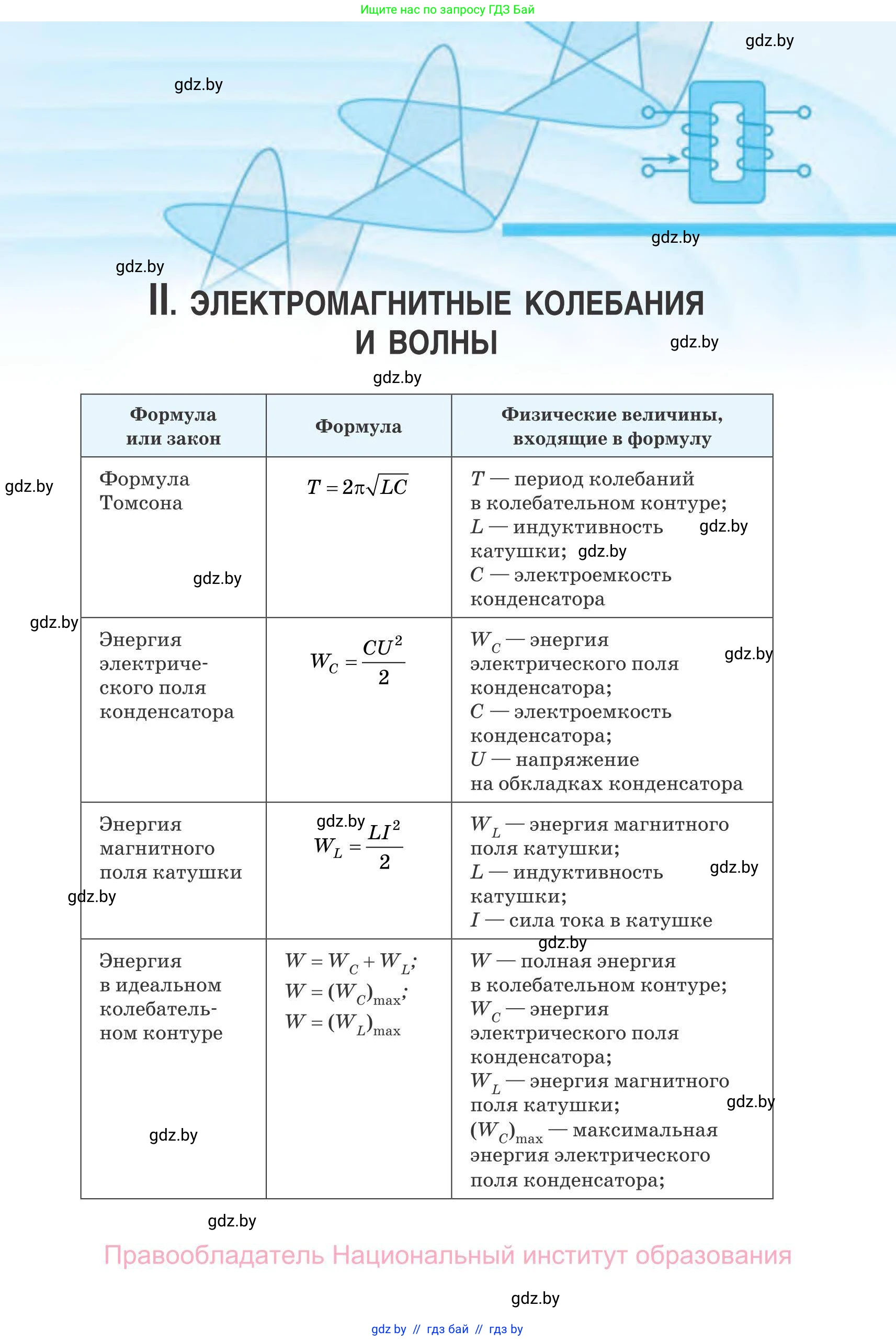 Физика, 11 класс Сборник задач, авторы: Дорофейчик Владимир Владимирович, Силенков Михаил Анатольевич, издательство Национальный институт образования, Минск, 2023, страница 52
