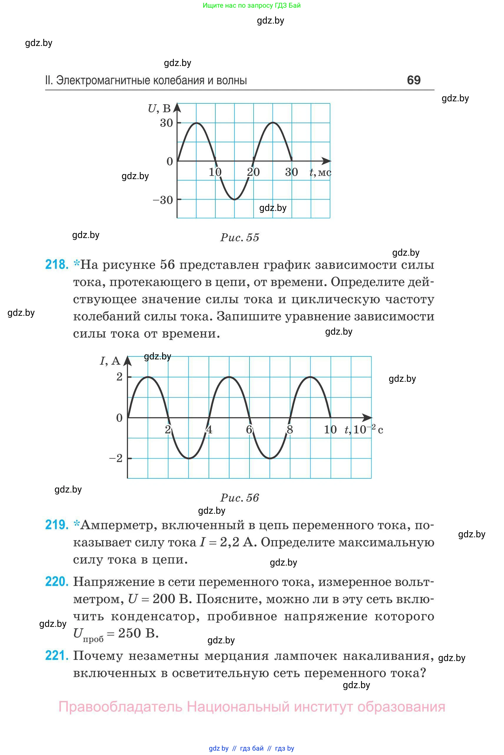 Физика, 11 класс Сборник задач, авторы: Дорофейчик Владимир Владимирович, Силенков Михаил Анатольевич, издательство Национальный институт образования, Минск, 2023, страница 70