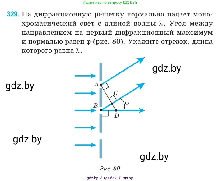 Физика, 11 класс Сборник задач, авторы: Дорофейчик Владимир Владимирович, Силенков Михаил Анатольевич, издательство Национальный институт образования, Минск, 2023, страница 100, номер 329, Условие