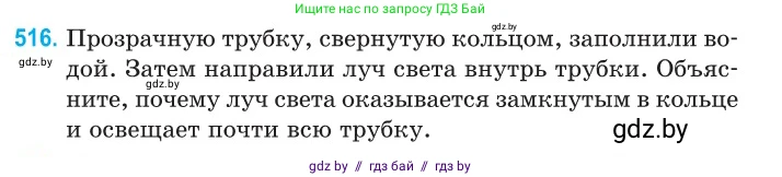 Физика, 11 класс Сборник задач, авторы: Дорофейчик Владимир Владимирович, Силенков Михаил Анатольевич, издательство Национальный институт образования, Минск, 2023, страница 155, номер 516, Условие