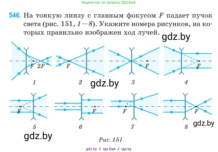 Физика, 11 класс Сборник задач, авторы: Дорофейчик Владимир Владимирович, Силенков Михаил Анатольевич, издательство Национальный институт образования, Минск, 2023, страница 165, номер 546, Условие