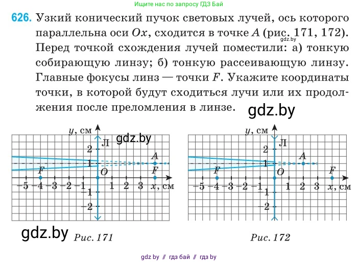Физика, 11 класс Сборник задач, авторы: Дорофейчик Владимир Владимирович, Силенков Михаил Анатольевич, издательство Национальный институт образования, Минск, 2023, страница 184, номер 626, Условие