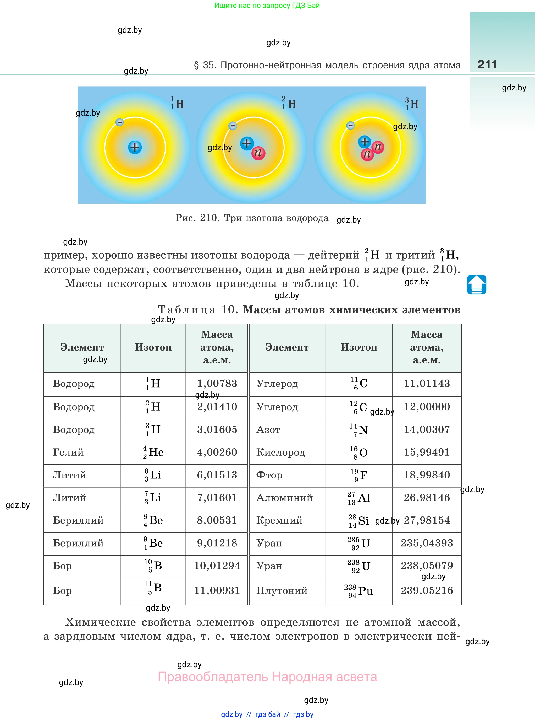 Физика, 11 класс Учебник, авторы: Жилко Виталий Владимирович, Маркович Леонид Григорьевич, Сокольский Анатолий Алексеевич, издательство Народная асвета, Минск, 2021, страница 211