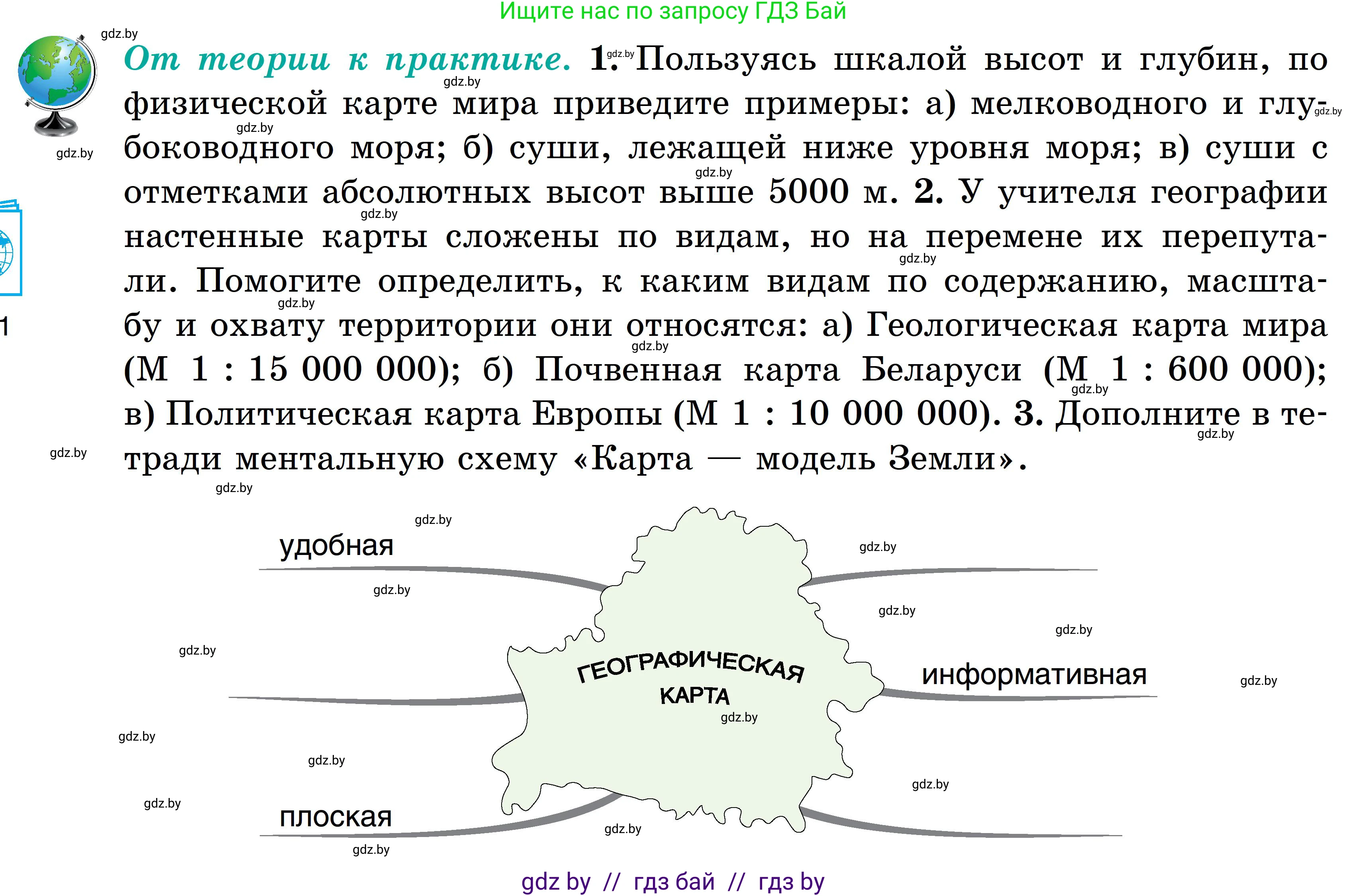 География, 6 класс Учебник, авторы: Кольмакова Елена Генадьевна, Пикулик Валентина Владимировна, издательство Народная асвета, Минск, 2022, страница 48, Условие