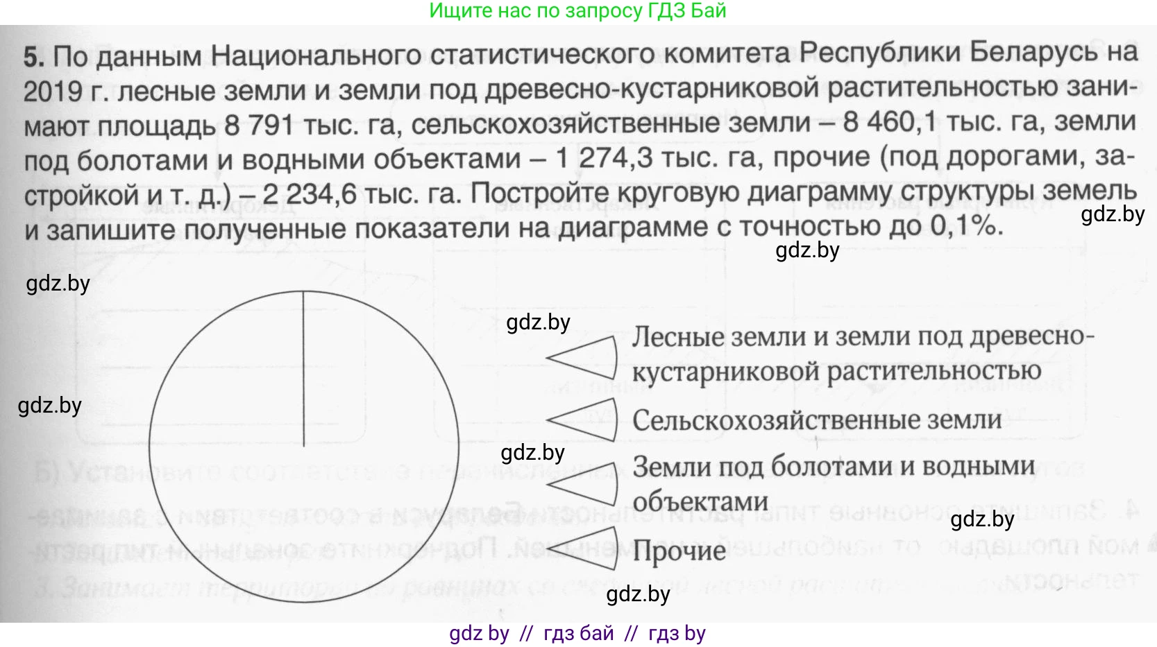 География, 9 класс рабочая тетрадь, авторы: Брилевский Михаил Николаевич, Климович Алеся Владимировна, издательство Белкартография, Минск, 2021, бирюзового цвета, страница 27, номер 5, Условие
