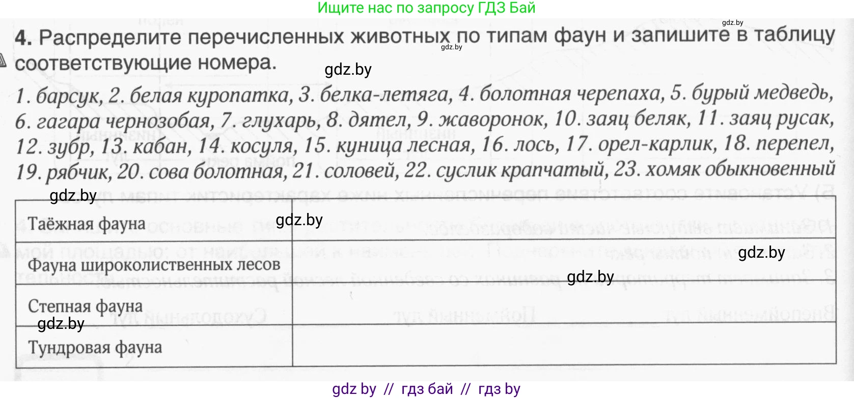 География, 9 класс рабочая тетрадь, авторы: Брилевский Михаил Николаевич, Климович Алеся Владимировна, издательство Белкартография, Минск, 2021, бирюзового цвета, страница 30, номер 4, Условие