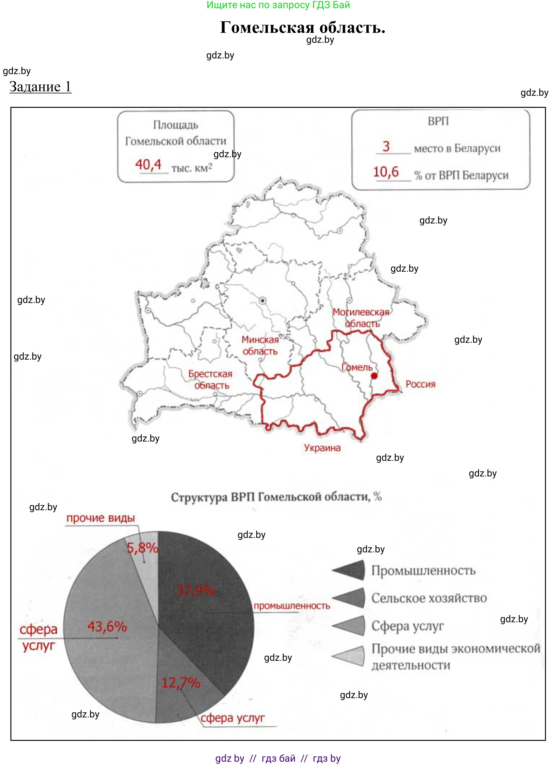 География, 9 класс рабочая тетрадь, авторы: Брилевский Михаил Николаевич, Климович Алеся Владимировна, издательство Белкартография, Минск, 2021, бирюзового цвета, страница 110, номер 1, Решение