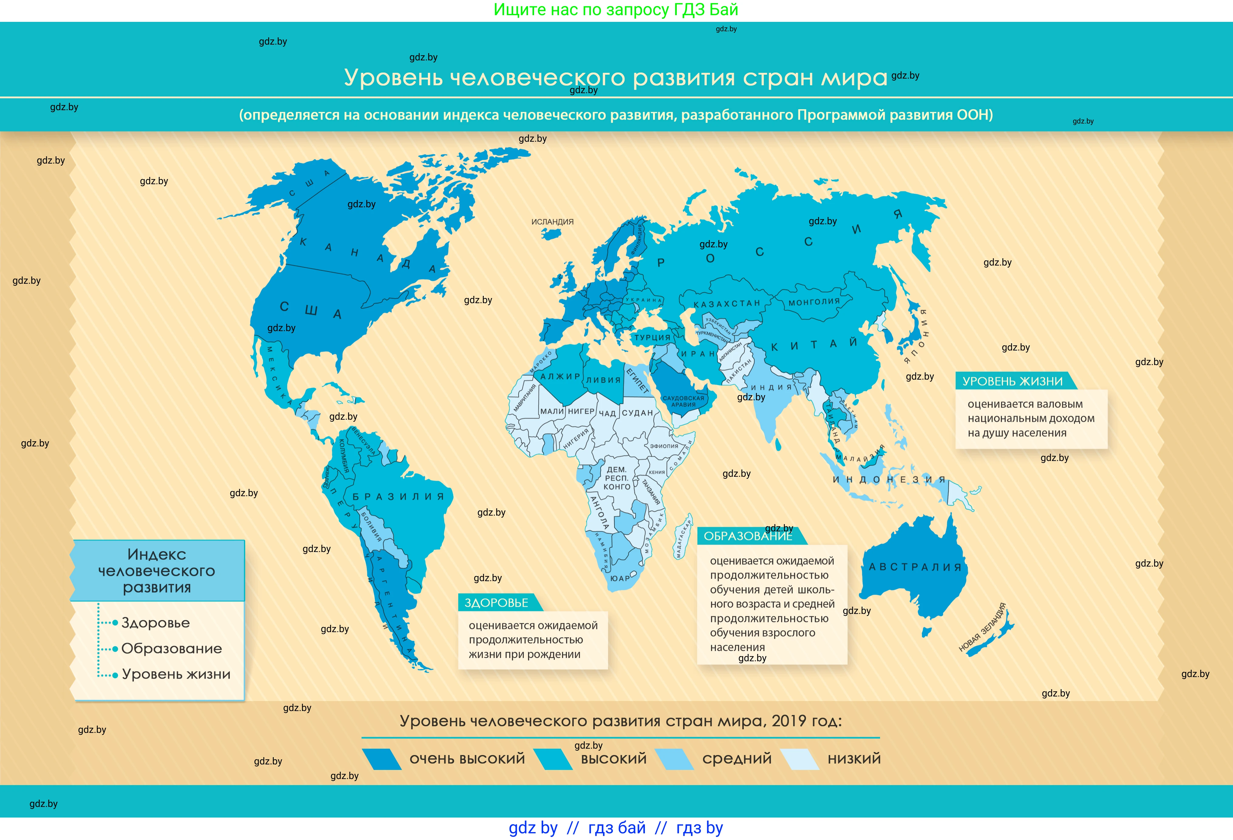 География, 10 класс Учебник, авторы: Антипова Екатерина Анатольевна, Гузова Ольга Николаевна, издательство Адукацыя i выхаванне, Минск, 2019, 