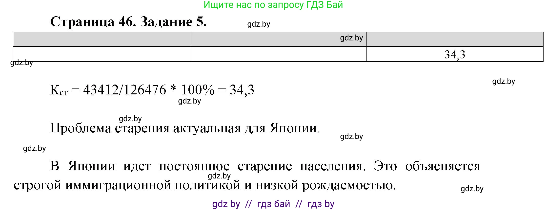 География, 11 класс Тетрадь для практических работ и индивидуальных заданий, авторы: Витченко Александр Николаевич, Антипова Екатерина Анатольевна, Станкевич Наталья Григорьевна, издательство Аверсэв, Минск, 2022, страница 46, номер 5*, Решение