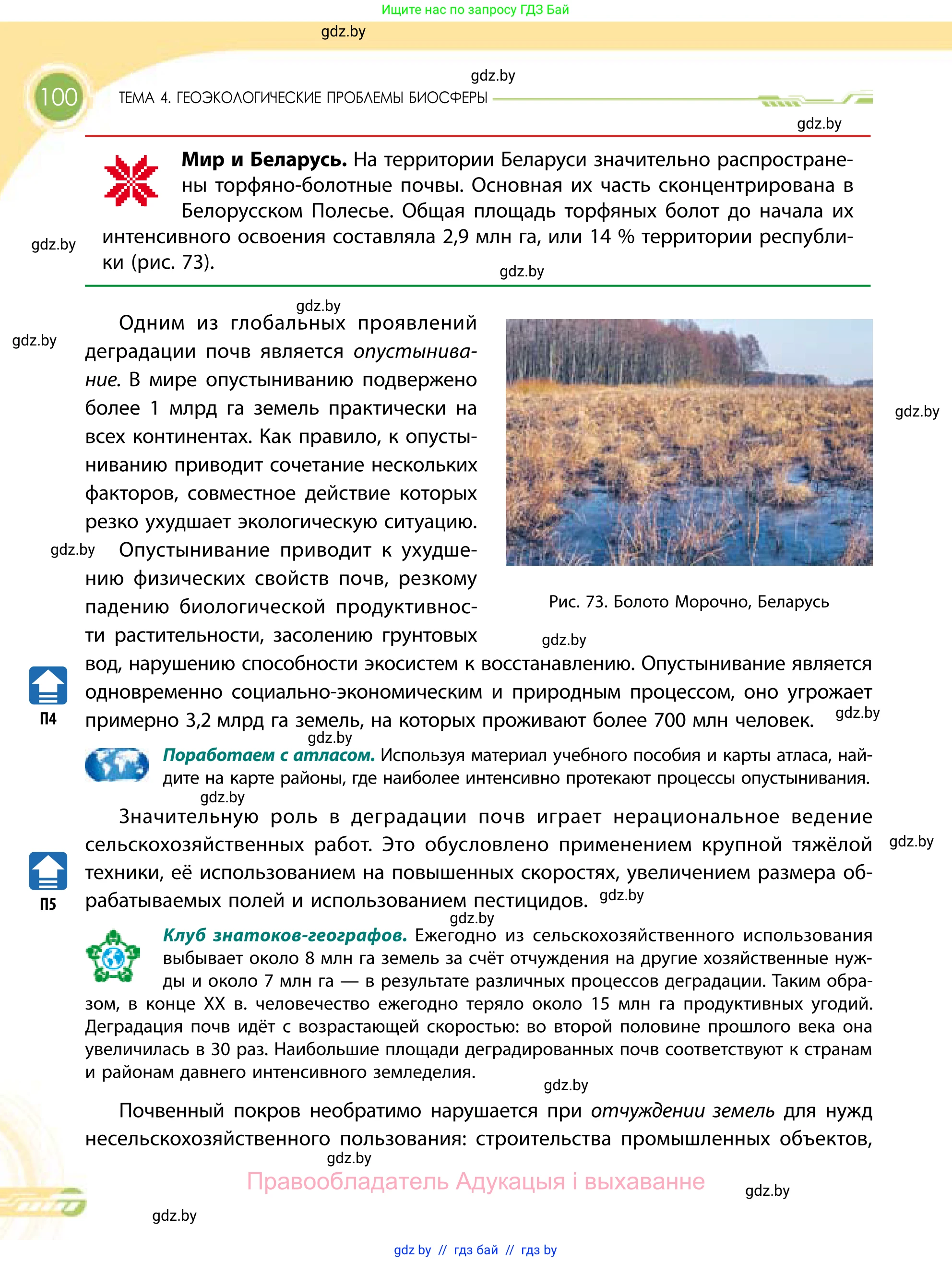 География, 11 класс Учебник, авторы: Витченко Александр Николаевич, Антипова Екатерина Анатольевна, Гузова Ольга Николаевна, издательство Адукацыя i выхаванне, Минск, 2021, страница 100