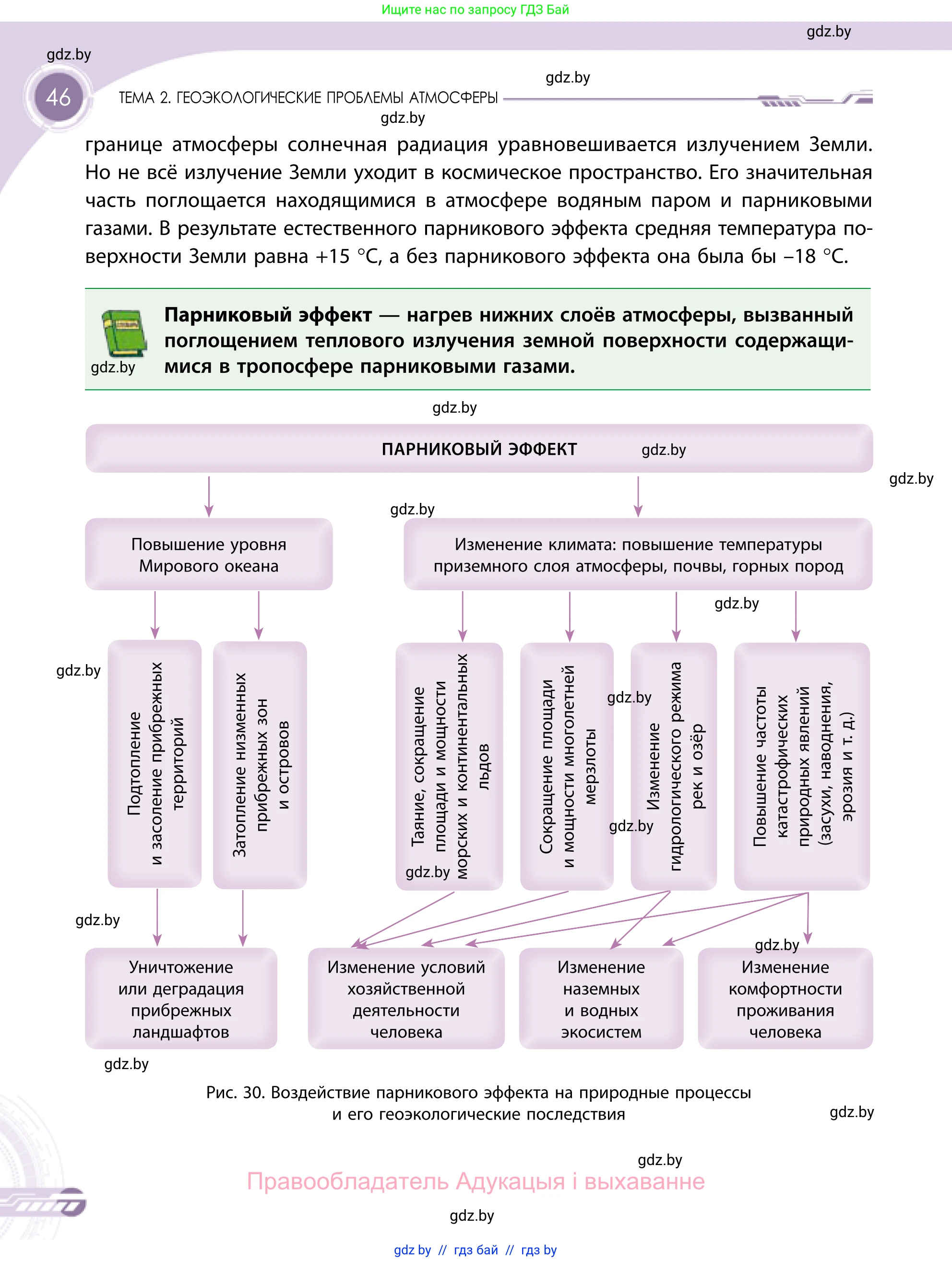 География, 11 класс Учебник, авторы: Витченко Александр Николаевич, Антипова Екатерина Анатольевна, Гузова Ольга Николаевна, издательство Адукацыя i выхаванне, Минск, 2021, страница 46