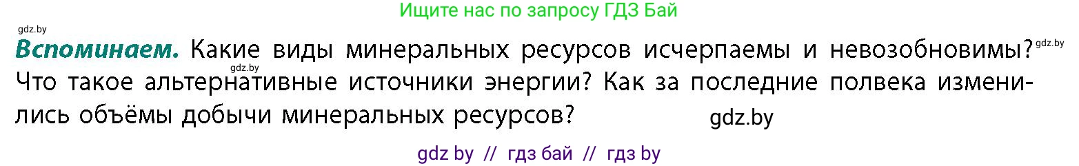География, 11 класс Учебник, авторы: Витченко Александр Николаевич, Антипова Екатерина Анатольевна, Гузова Ольга Николаевна, издательство Адукацыя i выхаванне, Минск, 2021, страница 168, Условие