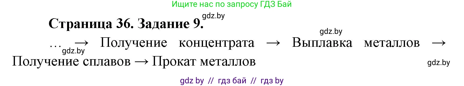 География, 8 класс Тетрадь для практических работ и индивидуальных заданий, авторы: Витченко Александр Николаевич, Антипова Екатерина Анатольевна, Станкевич Наталья Григорьевна, издательство Аверсэв, Минск, 2024, страница 36, номер 9, Решение
