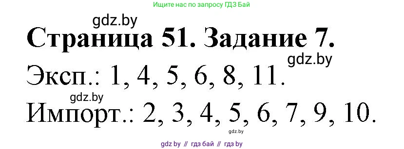География, 8 класс Тетрадь для практических работ и индивидуальных заданий, авторы: Витченко Александр Николаевич, Антипова Екатерина Анатольевна, Станкевич Наталья Григорьевна, издательство Аверсэв, Минск, 2024, страница 51, номер 7, Решение