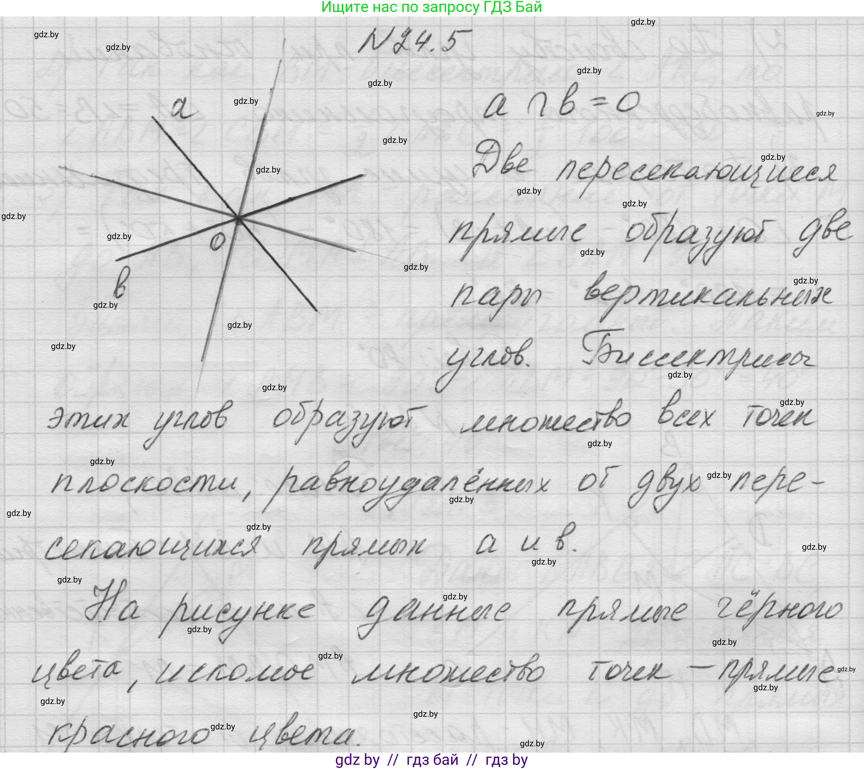 Геометрия, 7-9 класс Сборник задач, авторы: Кононов Сергей Гаврилович, Адамович Тамара Антоновна, Ефимцева Ирина Валерьяновна, Ячейко Таиса Владимировна, издательство Народная асвета, Минск, 2023, страница 49, номер 24.5, Решение 1